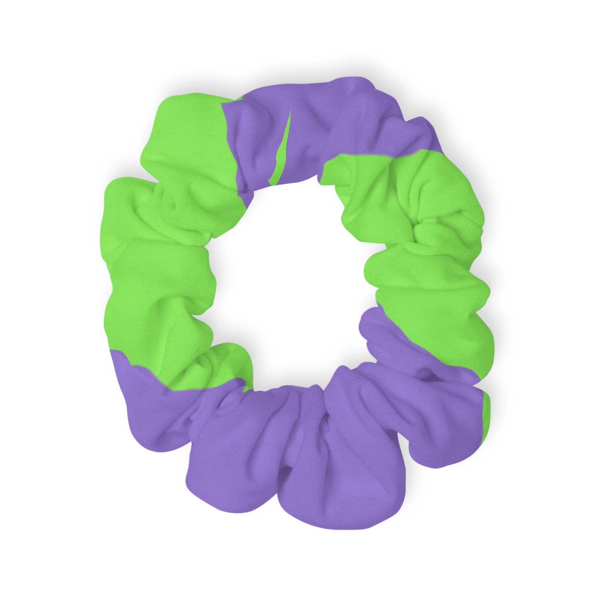 Tyrannosaurus Print Green and Purple Scrunchie, Artsulli - Art is Long, Life is Short, Accessories, Size, 4'' × 4'', , , , , 15141933576124