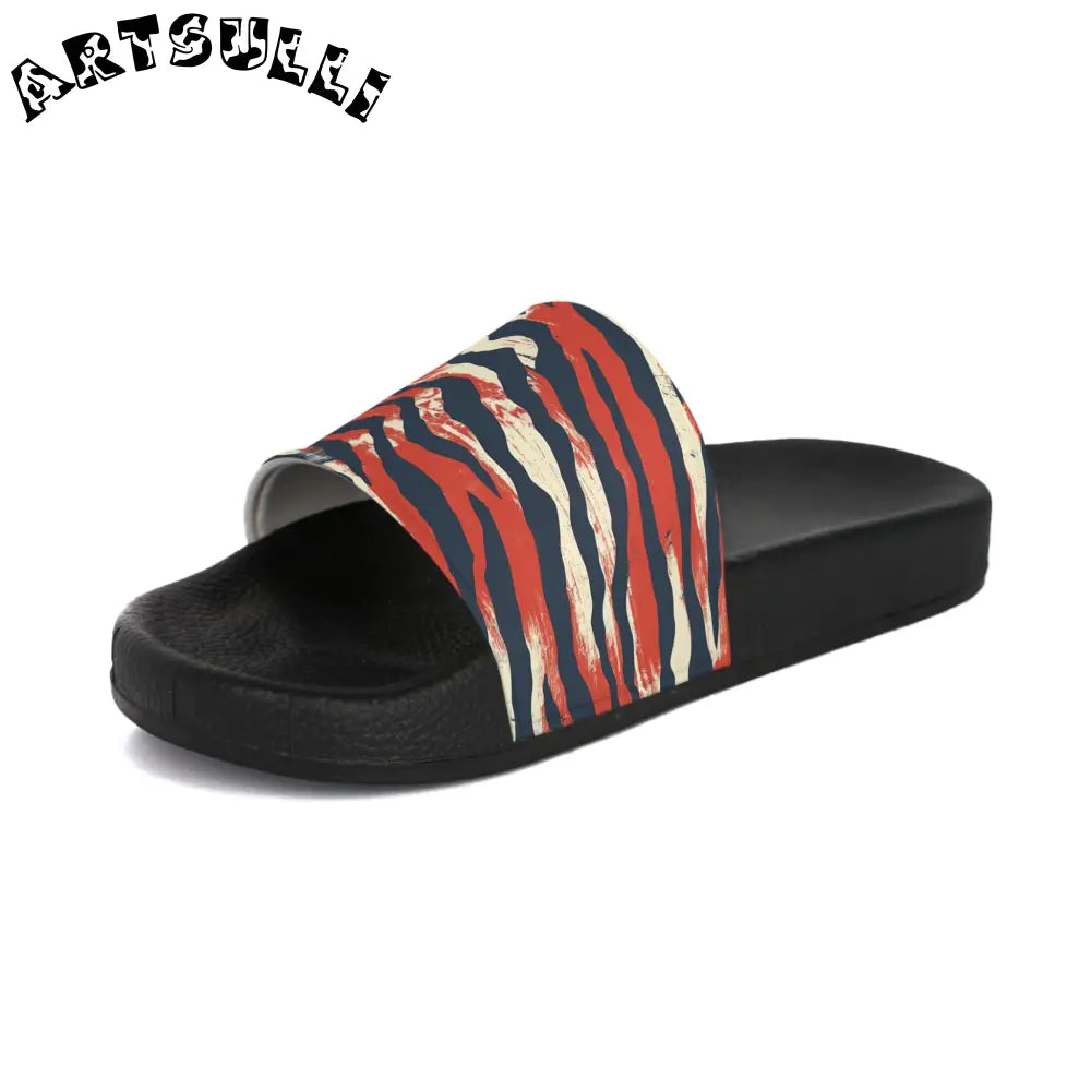JAKKOUTTHEBXX Capricious Tiger Wave Men’s Slide Sandals
