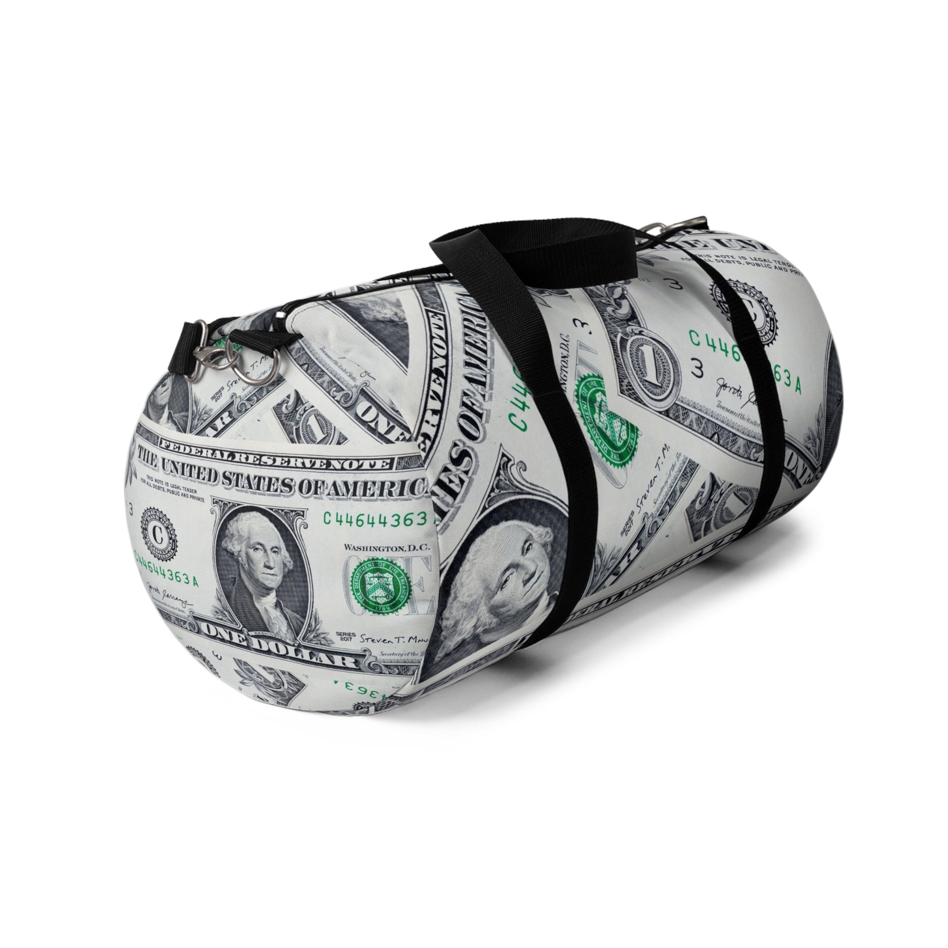 Money Collage Duffel Bag, Artsulli - Art is Long, Life is Short, Bags, , , , , , , 