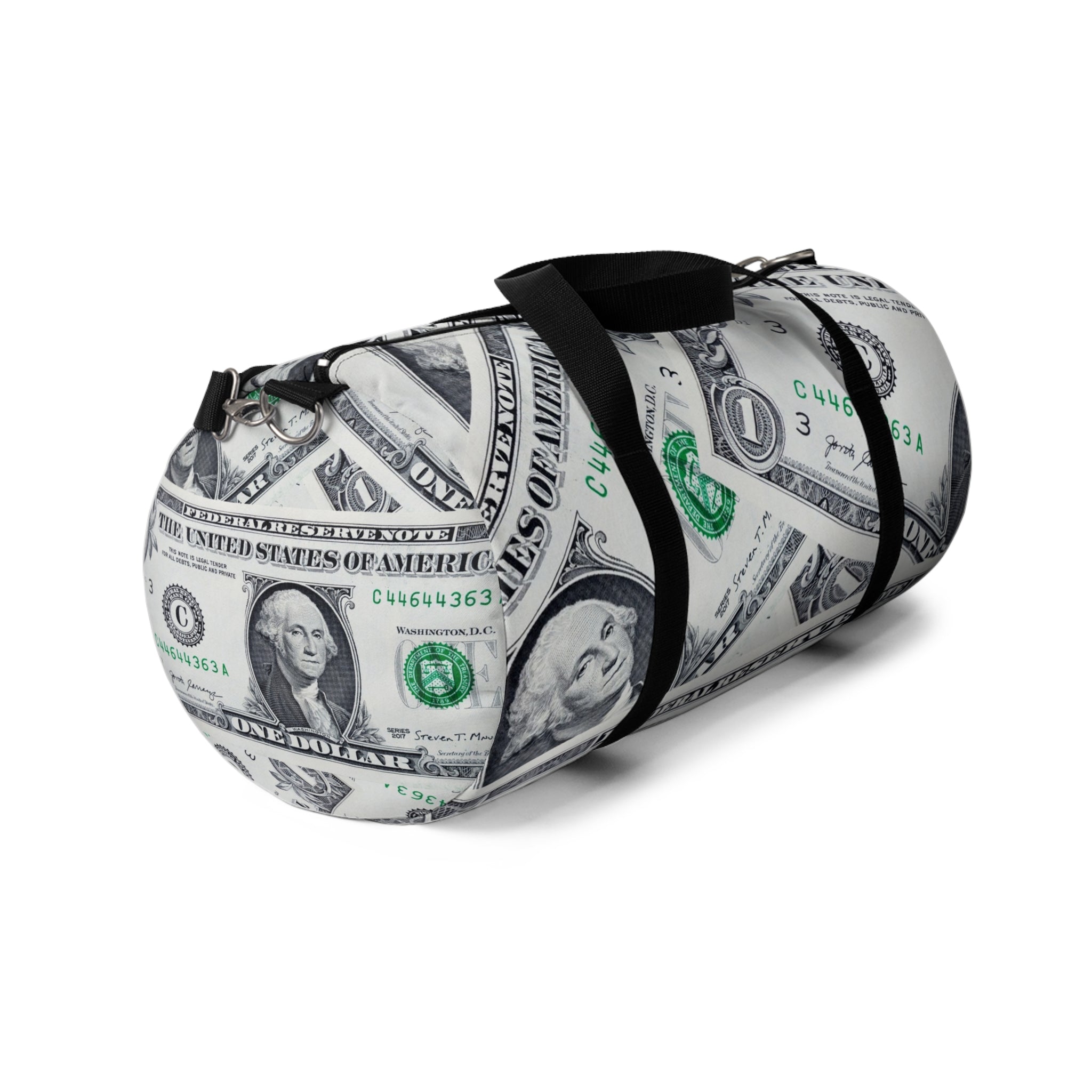 Money Collage Duffel Bag, Artsulli - Art is Long, Life is Short, Bags, , , , , , , 