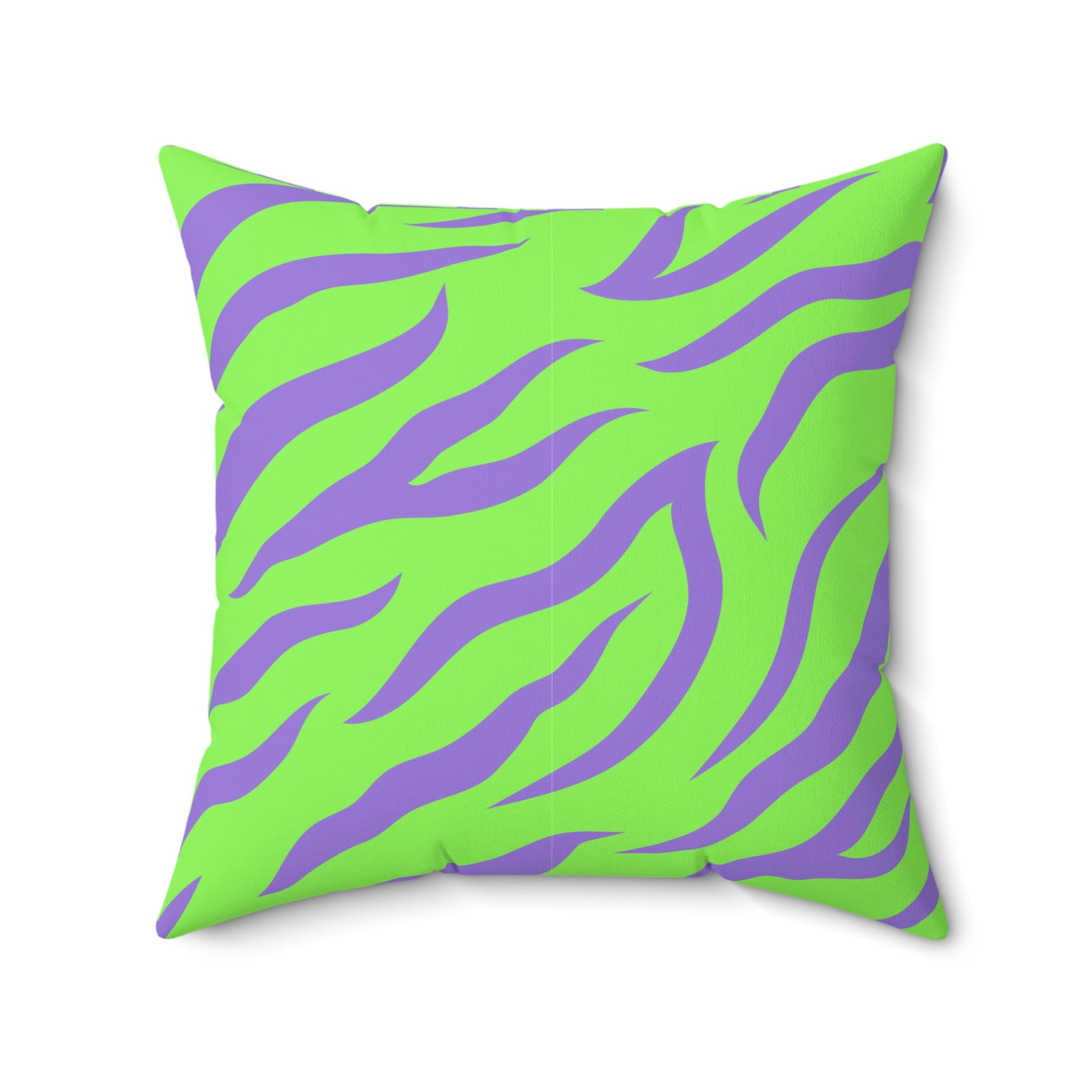 Tyrannosaurus Print Green and Purple Spun Polyester Square Pillow, Artsulli - Art is Long, Life is Short, Home Decor, , , , , , , 