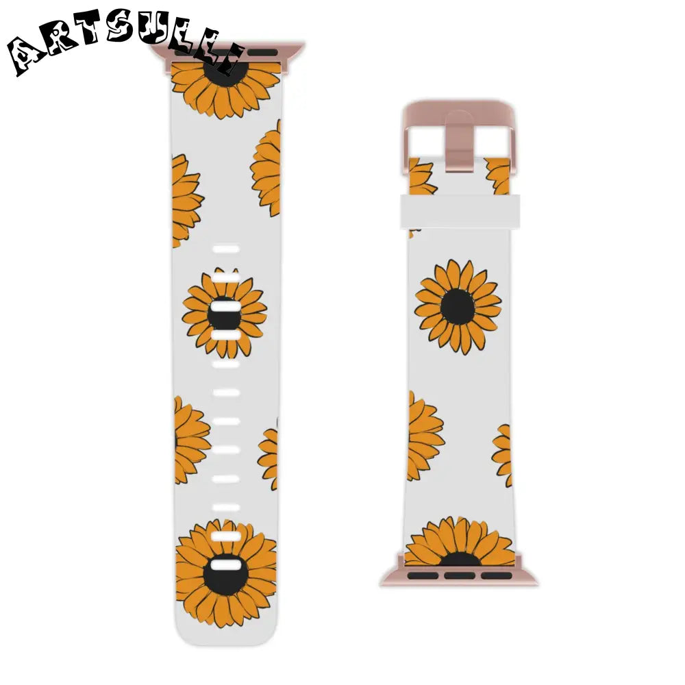 JAKKOUTTHEBXX Sunflowers Watch Band for Apple Watch JAKKOUTTHEBXX