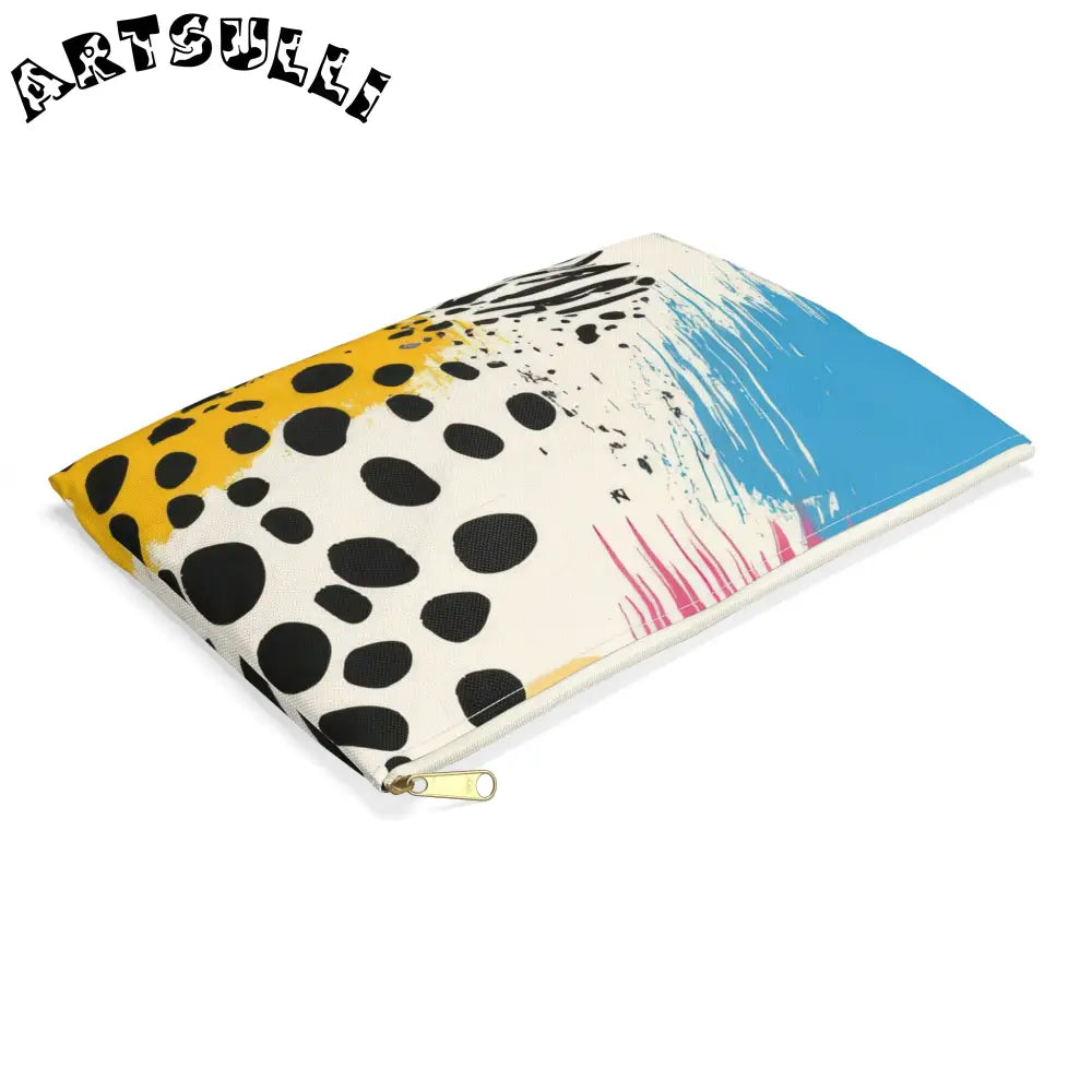 JAKKOUTTHEBXX Rae Zebra Rhapsody Accessory Pouch JAKKOUTTHEBXX
