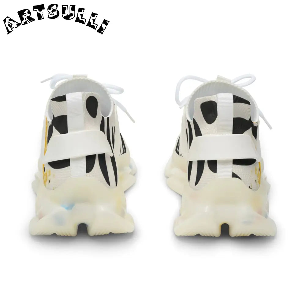 JAKKOUTTHEBXX Rae Zebra Rhapsody Men’s Mesh Sneakers JAKKOUTTHEBXX
