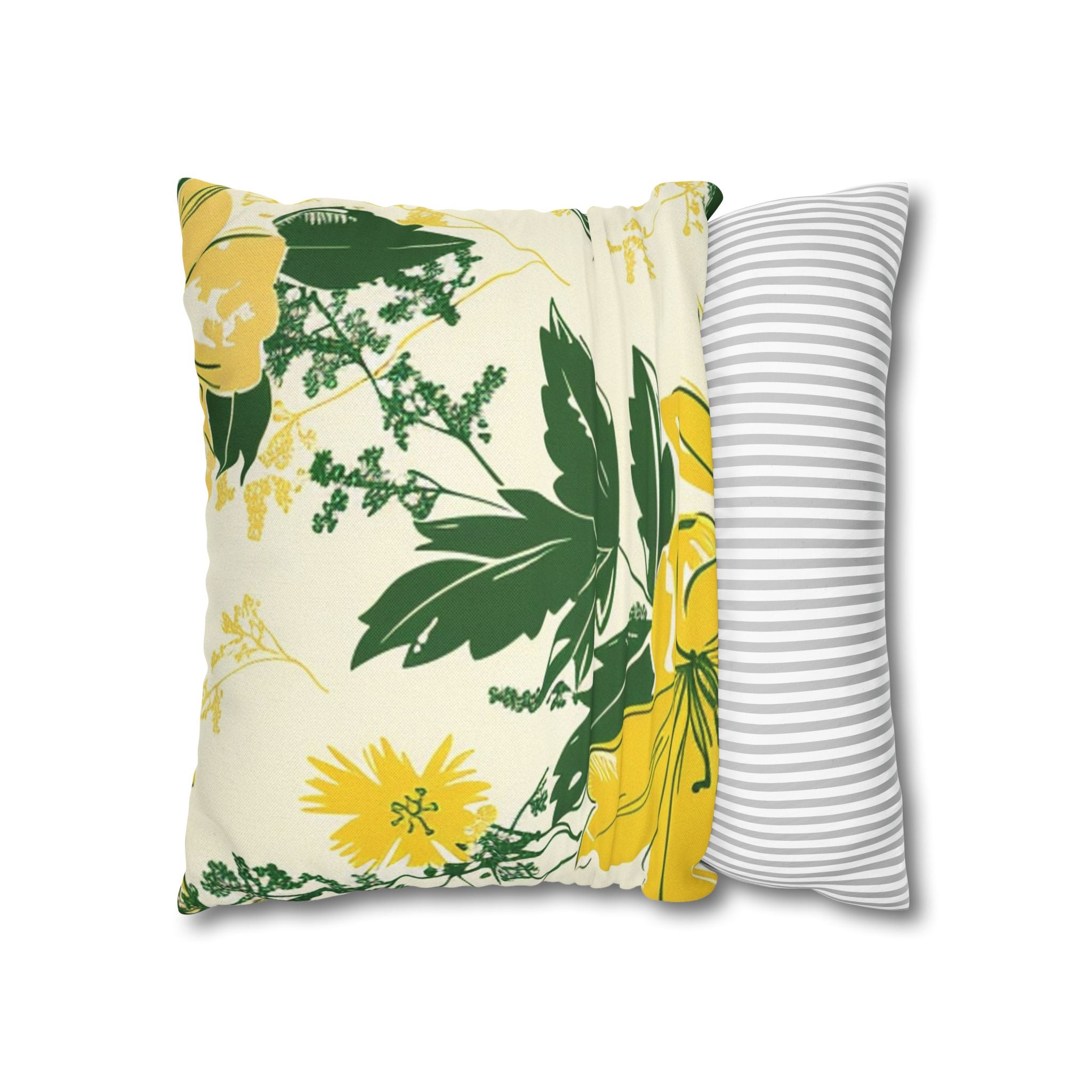 Spun Polyester Square Pillowcase, Artsulli - Art is Long, Life is Short, Home Decor, , , , , , , 