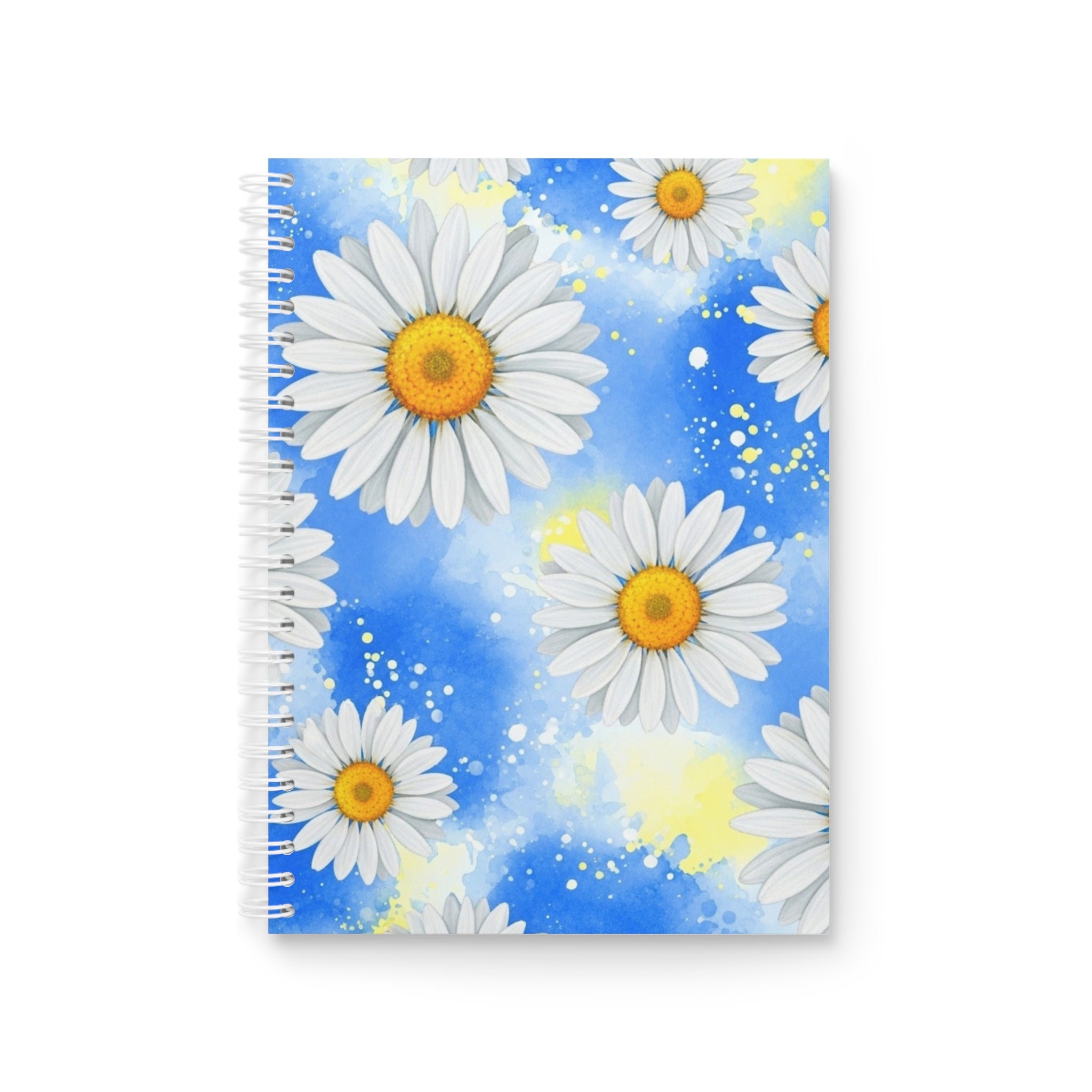 Daisies Spiral Notebook, Artsulli - Art is Long, Life is Short, Paper products, Size, One Size, , , , , 25210617653055390913