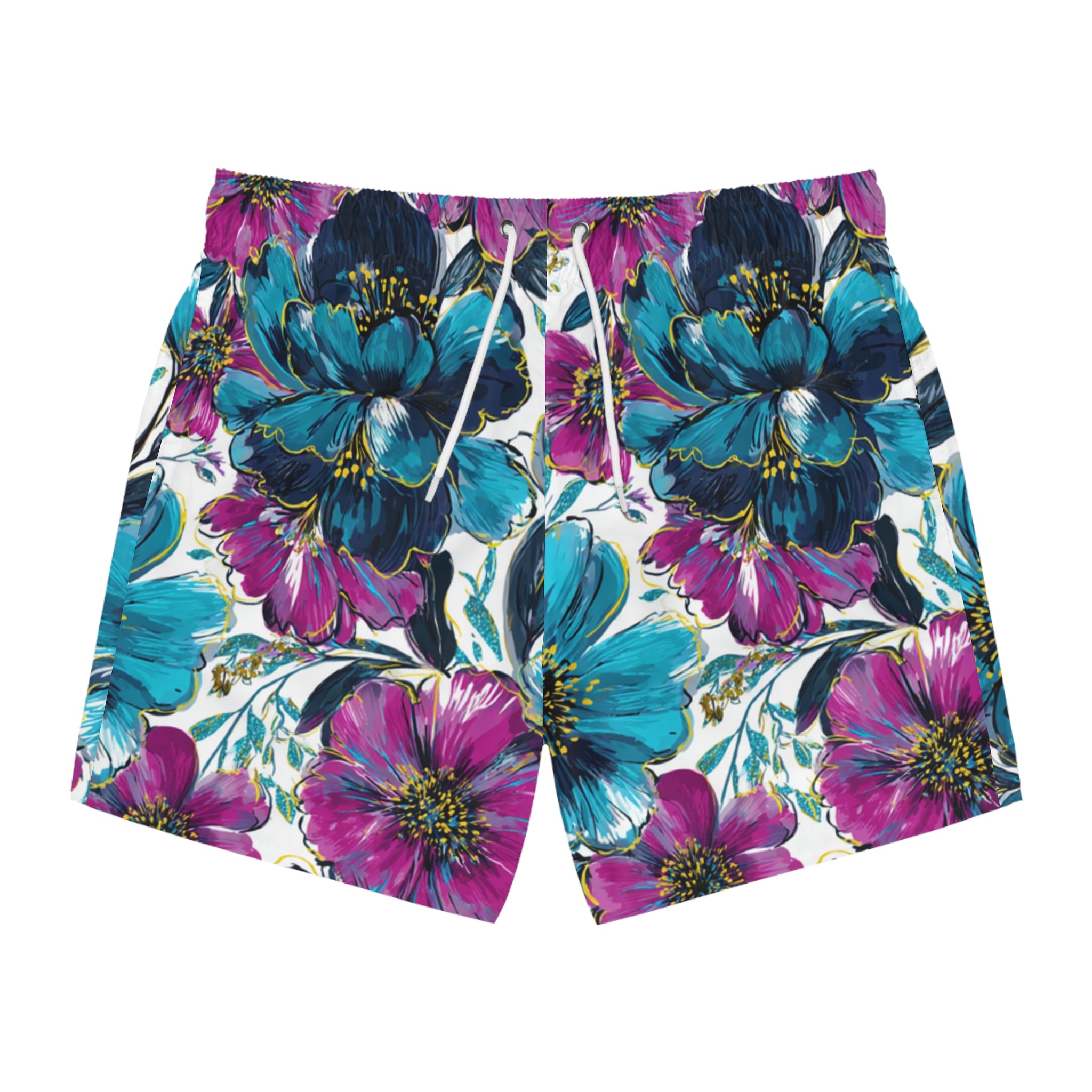 Swim Trunks (AOP), Artsulli - Art is Long, Life is Short, All Over Prints, Size, XS, Color, Seam thread color automatically matched to design, , , 22008058807528435523