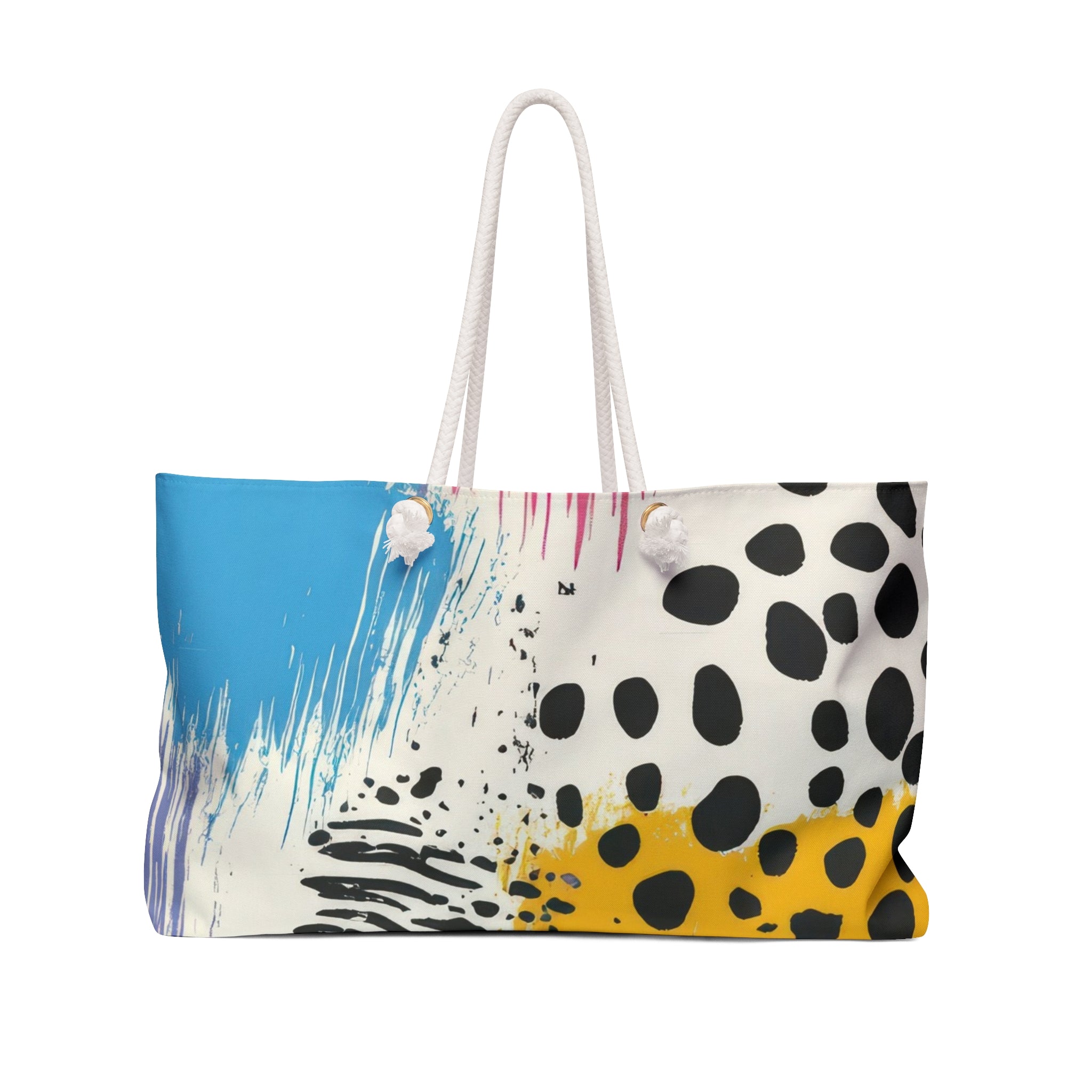 Rae Zebra Rhapsody Weekender Bag, Artsulli - Art is Long, Life is Short, Bags, Size, 24" × 13", , , , , 10159624414789