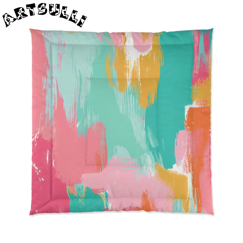 JAKKOUTTHEBXX Preppy Pixel Bloom Comforter JAKKOUTTHEBXX Artsulli