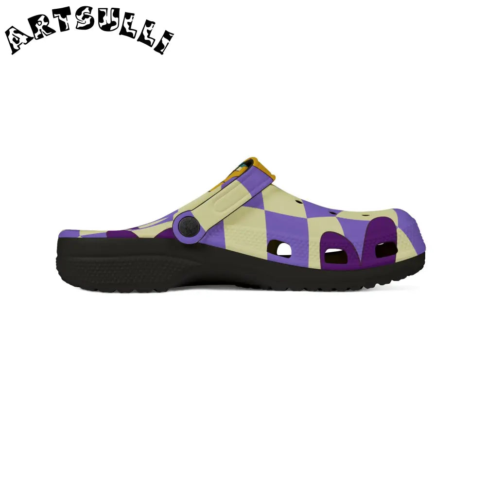 JAKKOUTTHEBXX Trippy Flower Power Motifs EVA Foam Rubber Shoes (AOP)