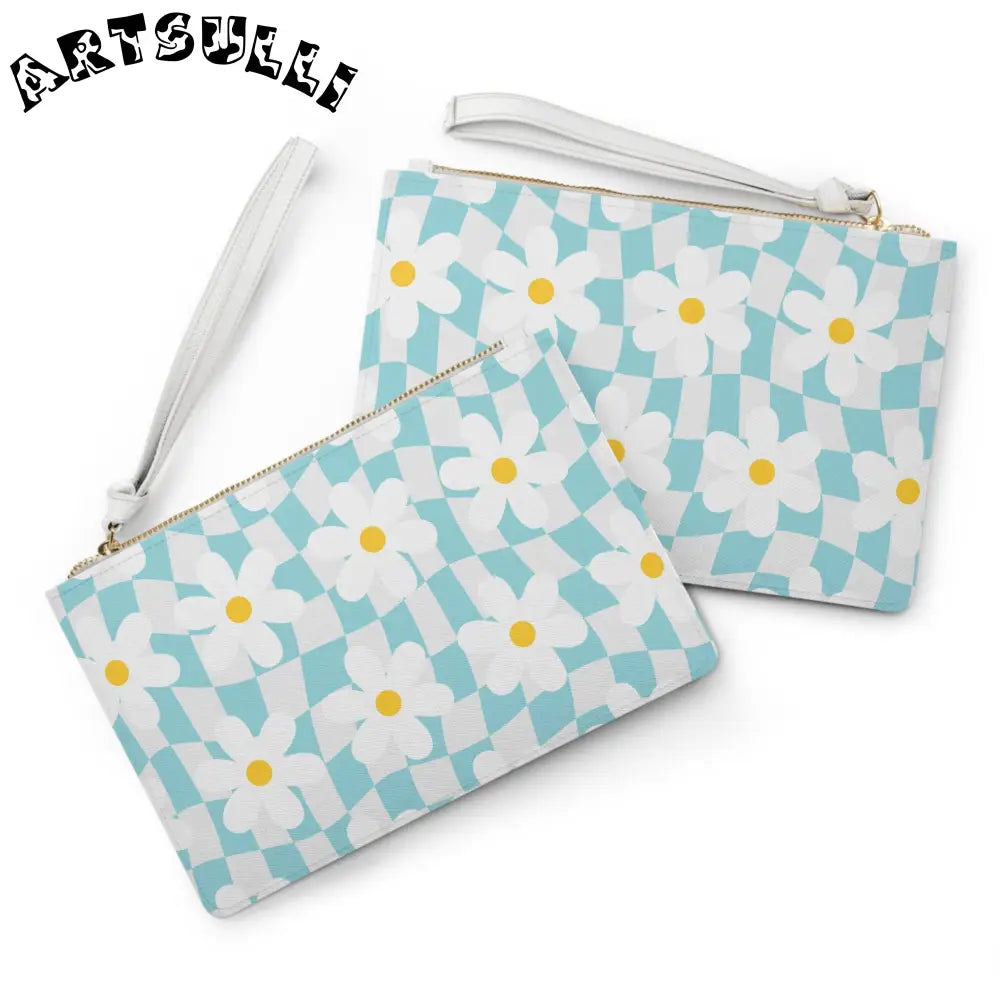 JAKKOUTTHEBXX Trippy Check Garden Clutch Bag JAKKOUTTHEBXX Artsulli