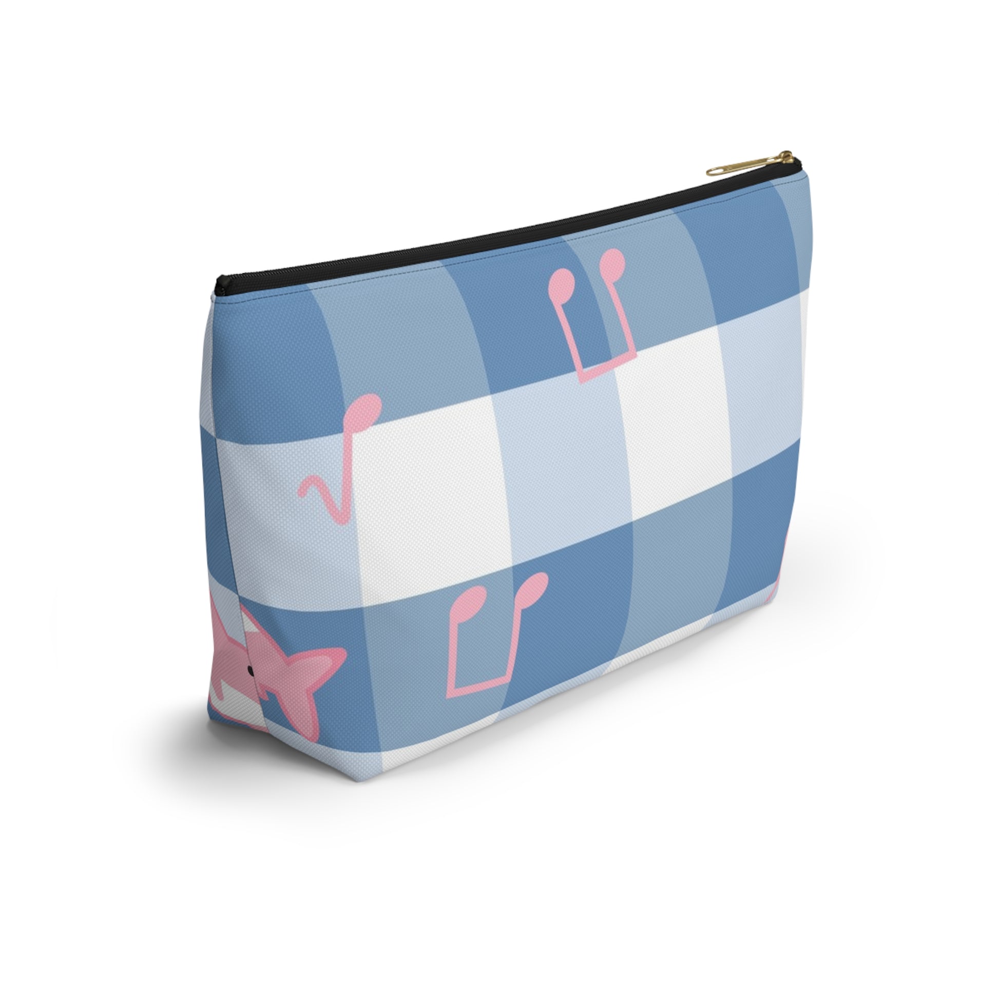 Music Shark Accessory Pouch w T-bottom, Artsulli - Art is Long, Life is Short, Bags, , , , , , , 