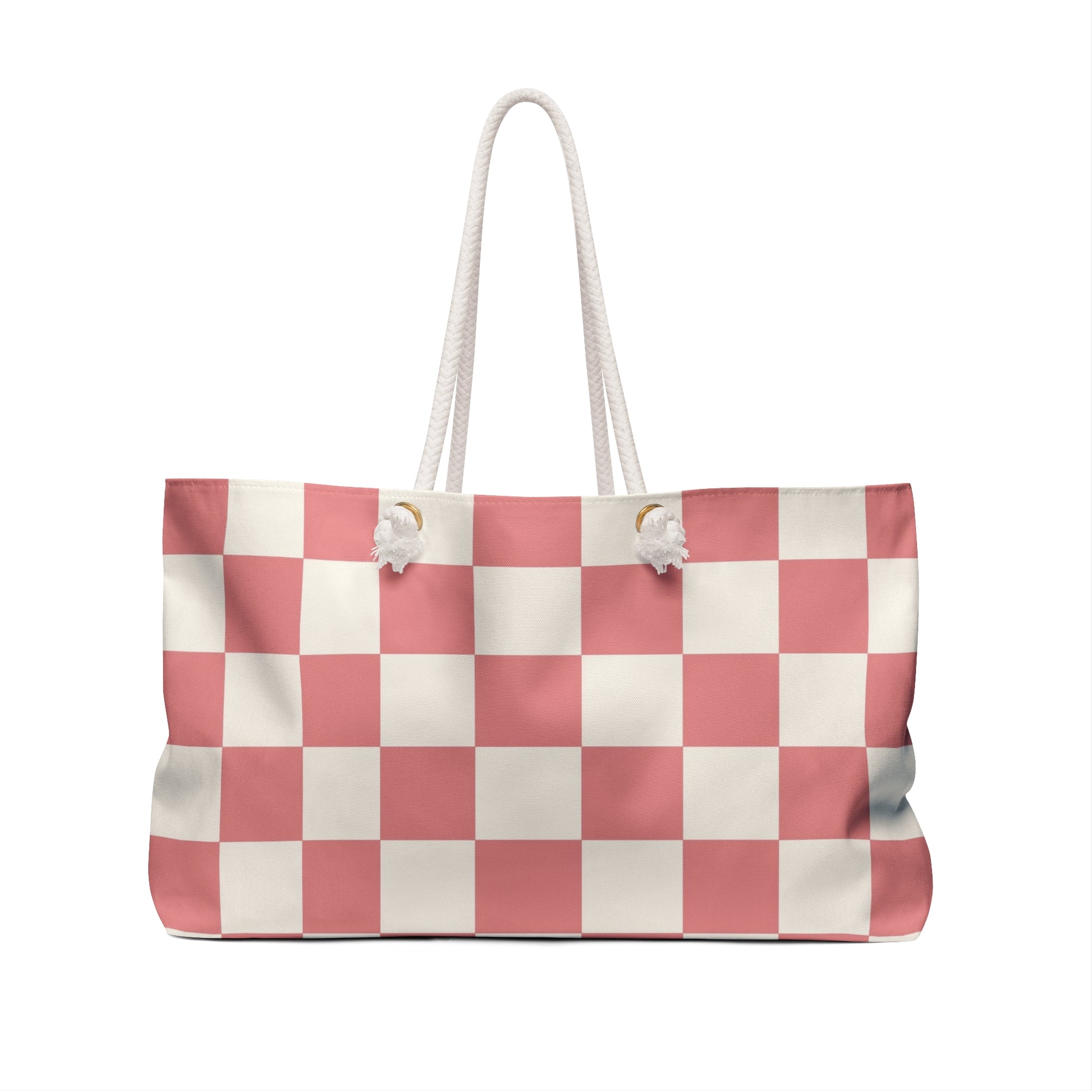 Retro Checkered Grassland Sprites II Weekender Bag, Artsulli - Art is Long, Life is Short, Bags, , , , , , , 