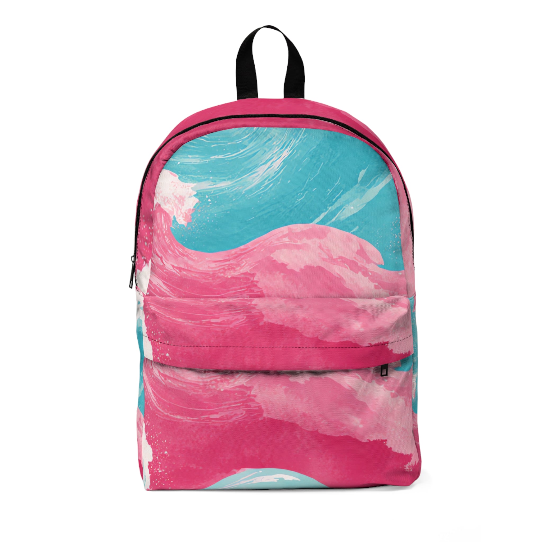 Focusing on Color  Waves Unisex Classic Backpack, Artsulli - Art is Long, Life is Short, Bags, Size, One size, , , , , 30742071422845569655