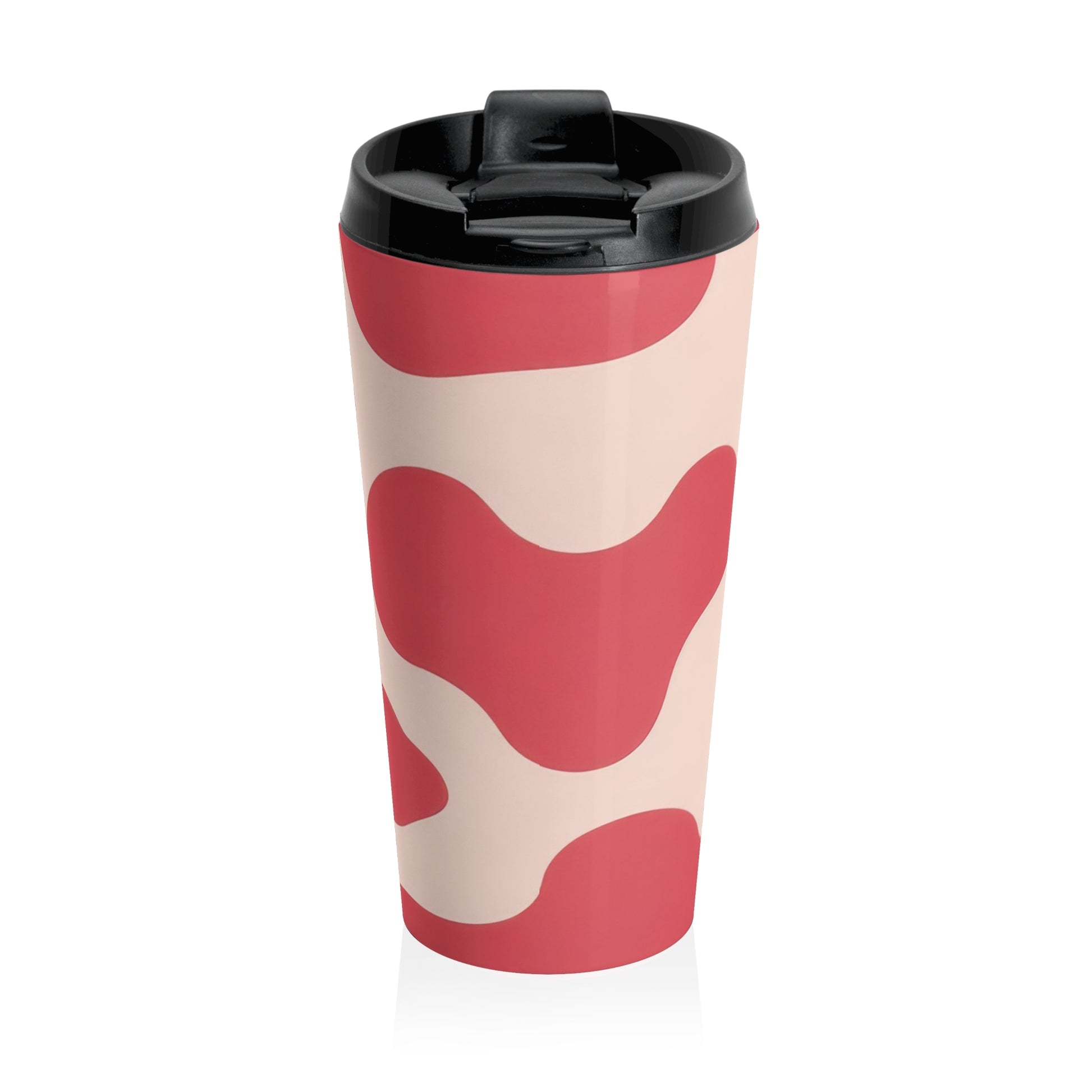Red Jungle Cow Stainless Steel Travel Mug, Artsulli - Art is Long, Life is Short, Mug, , , , , , , 