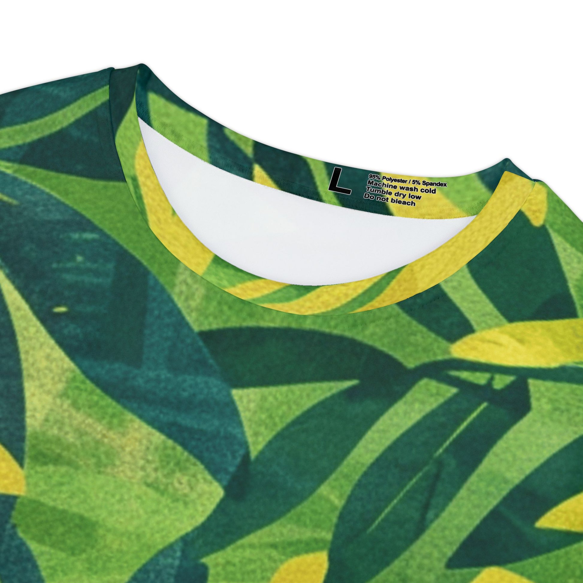 Green Leaf x Yellow Leaf x Tropical x Jungle Women's Short Sleeve Shirt (AOP), Artsulli - Art is Long, Life is Short, All Over Prints, , , , , , , 