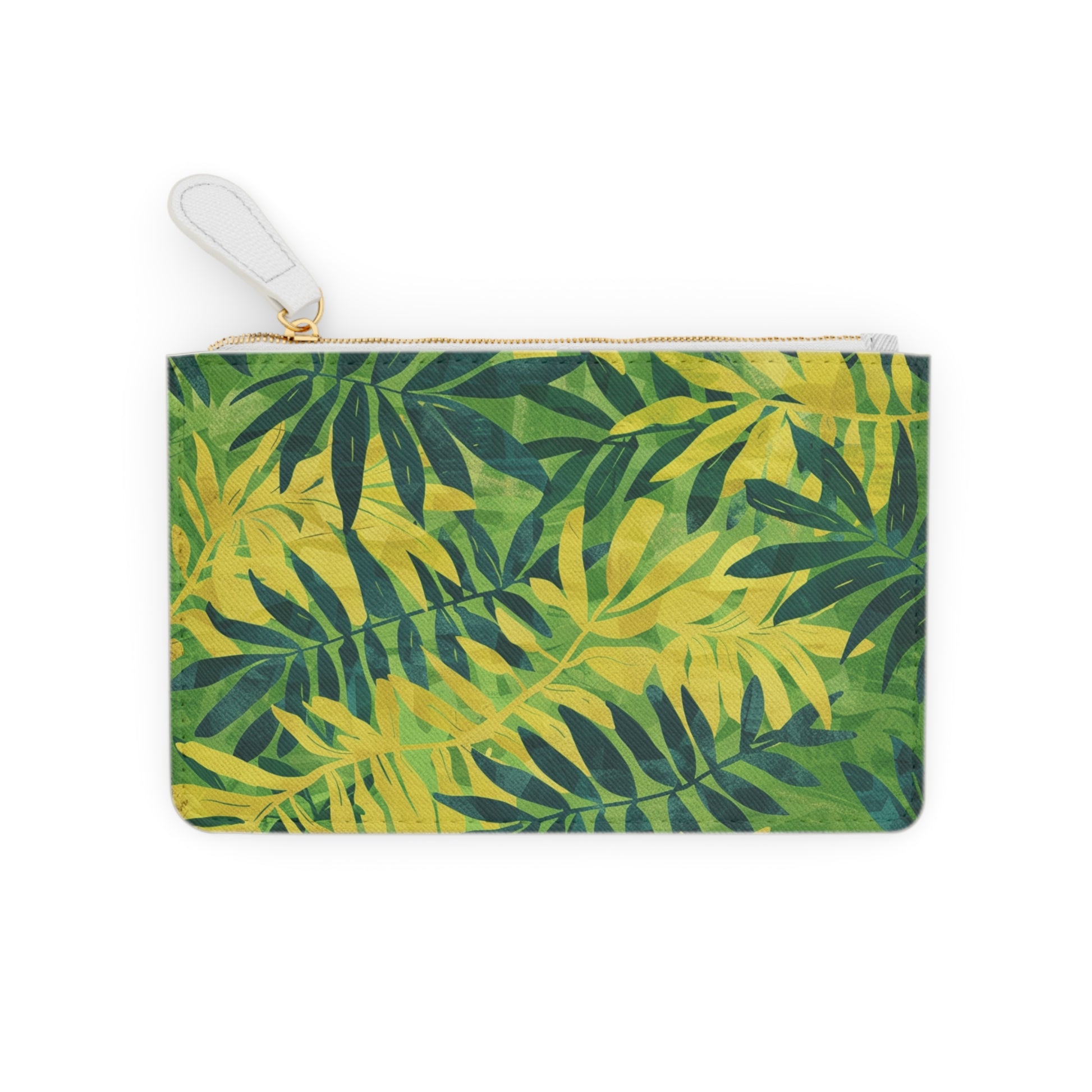 Green Leaf x Yellow Leaf x Tropical x Jungle Mini Clutch Bag, Artsulli - Art is Long, Life is Short, Bags, , , , , , , 
