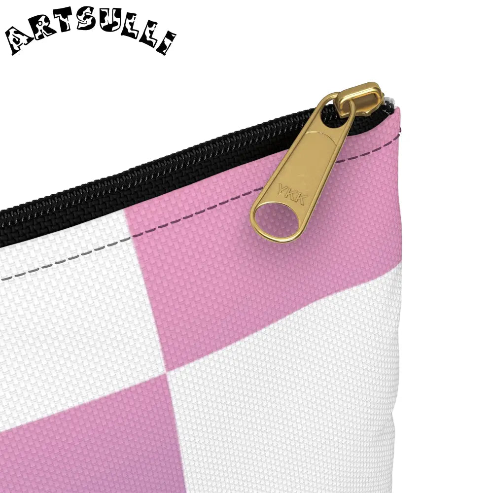 JAKKOUTTHEBXX Vaporwave Check Accessory Pouch JAKKOUTTHEBXX Artsulli