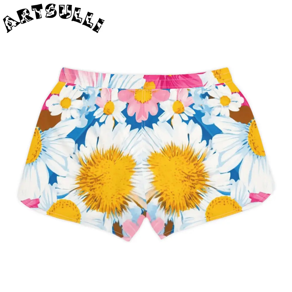 JAKKOUTTHEBXX CDG Daisy Dream Blue Women’s Casual Shorts (AOP)