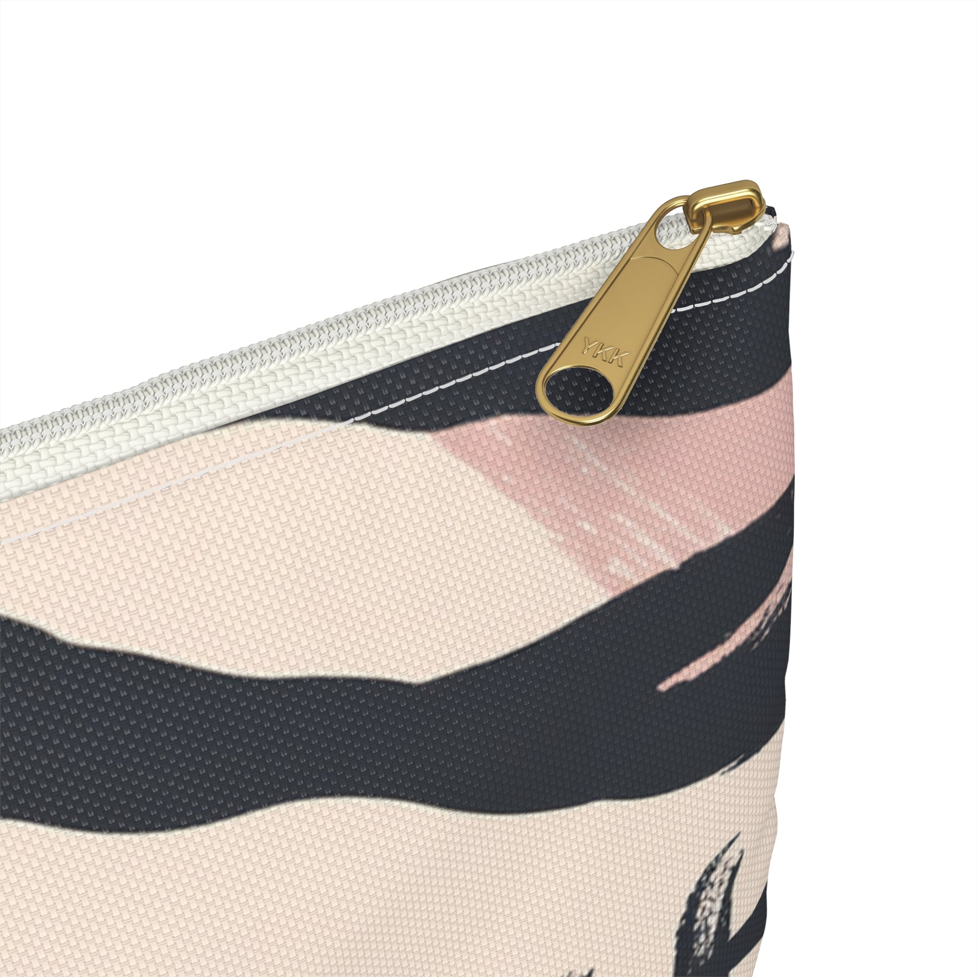 Zebra Brush Strokes Accessory Pouch, Artsulli - Art is Long, Life is Short, Bags, , , , , , , 