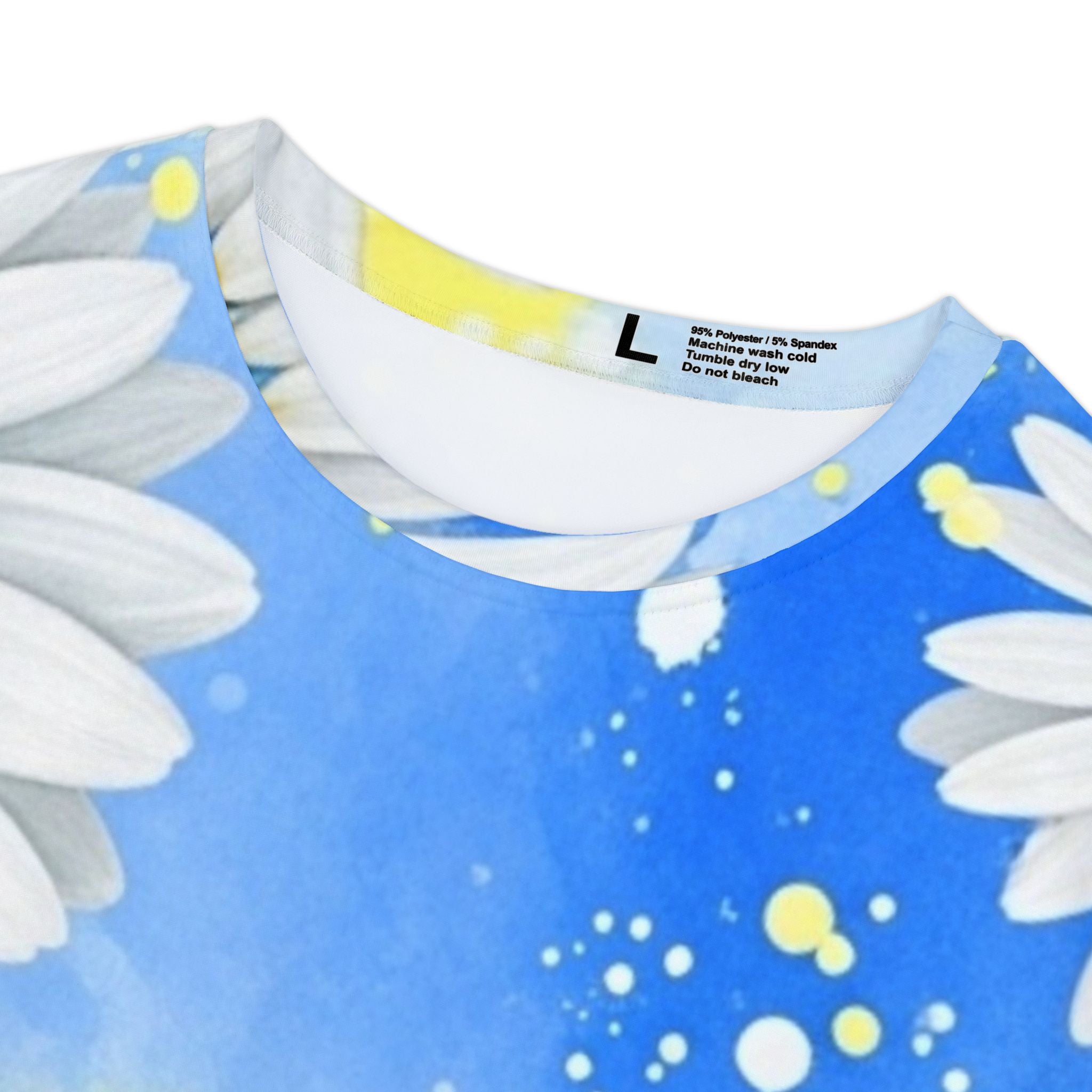 Daisies Women's Short Sleeve Shirt (AOP), Artsulli - Art is Long, Life is Short, All Over Prints, , , , , , , 