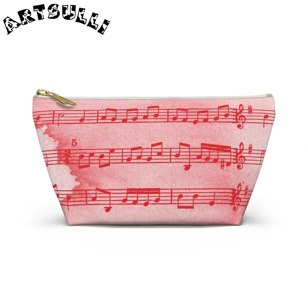 JAKKOUTTHEBXX Pink Music Note T-Bottom Pouch 2025