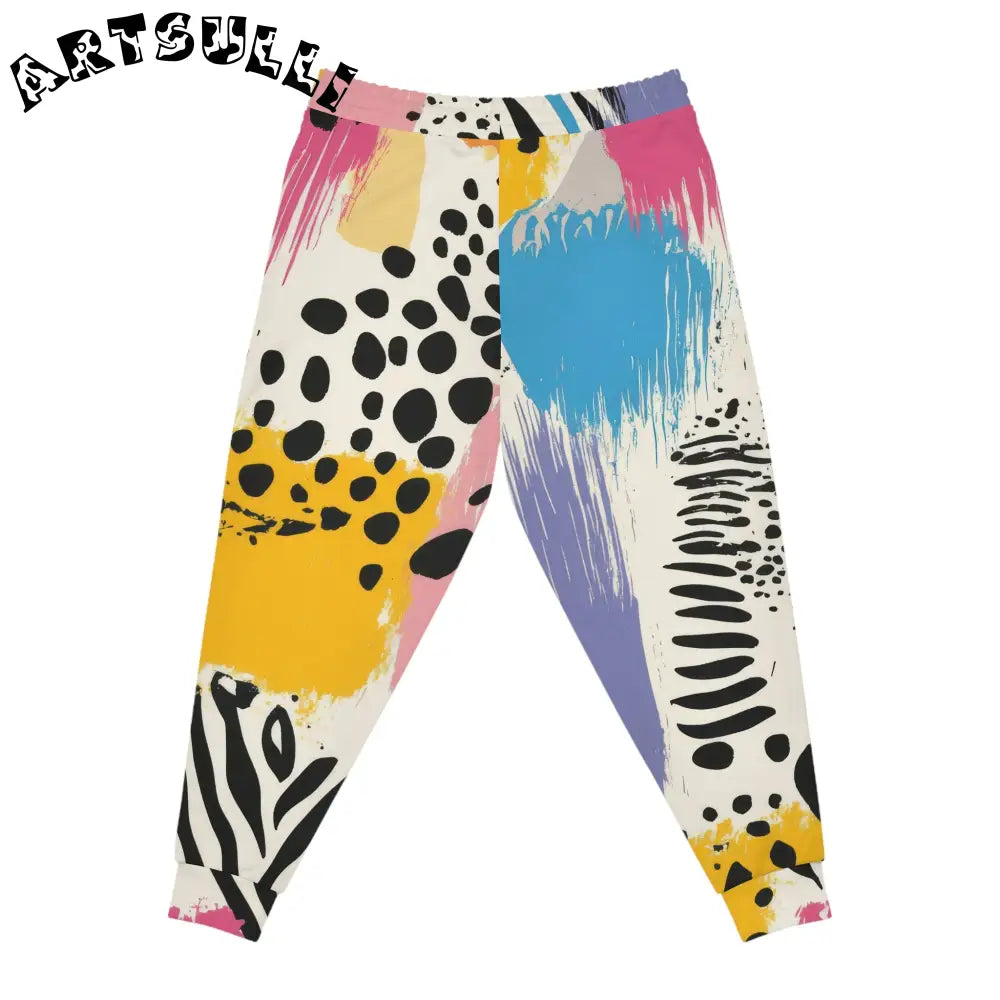 JAKKOUTTHEBXX Rae Zebra Rhapsody II Athletic Joggers (AOP)