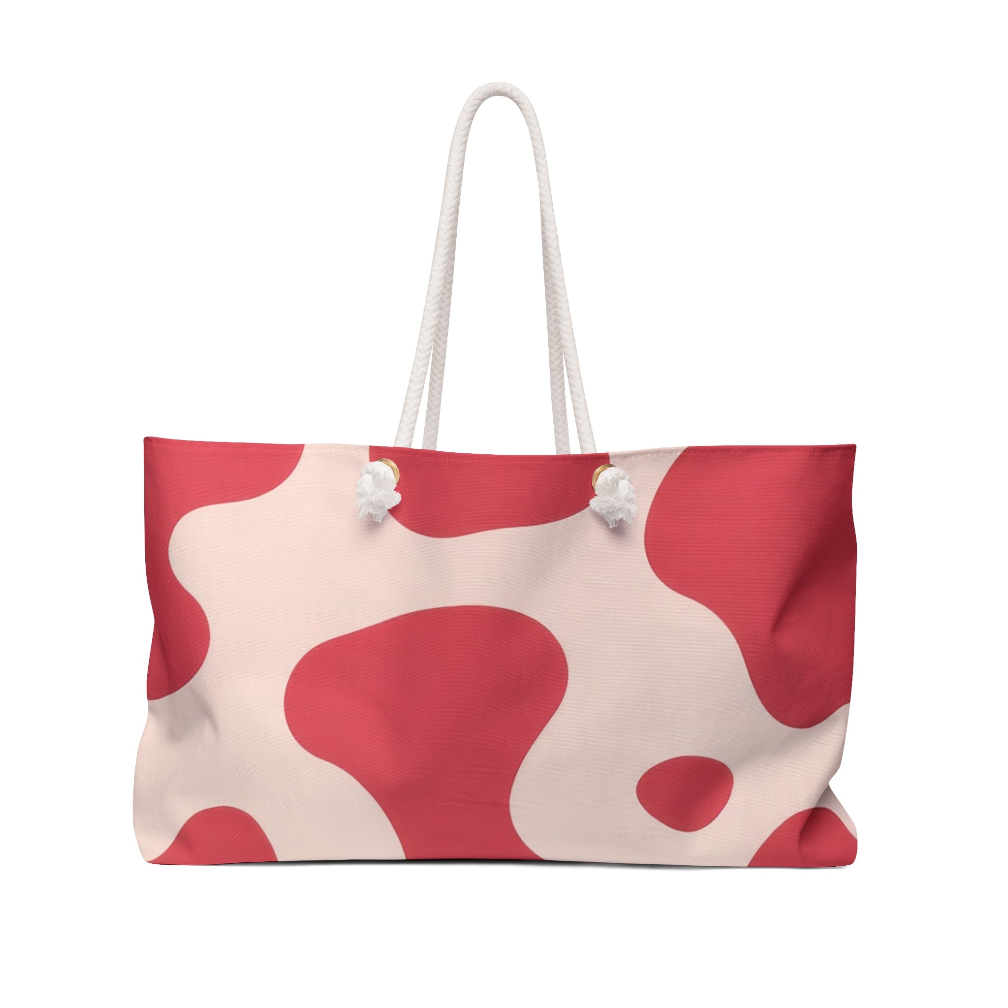 Red Jungle Cow Weekender Bag, Artsulli - Art is Long, Life is Short, Bags, Size, 24" × 13", , , , , 13501549500869340876