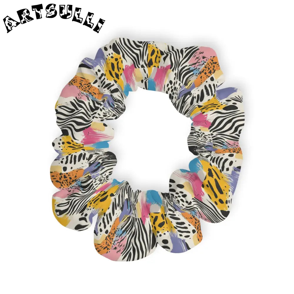 JAKKOUTTHEBXX Rae Zebra Rhapsody Scrunchie JAKKOUTTHEBXX Artsulli
