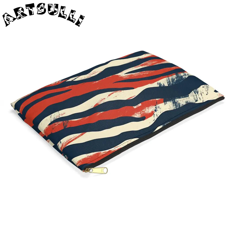 JAKKOUTTHEBXX Capricious Tiger Wave Accessory Pouch JAKKOUTTHEBXX