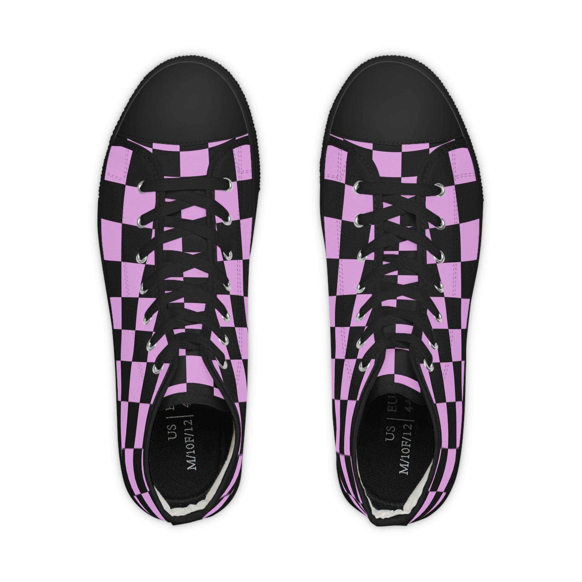 Pixel Punk Vision Men's High Top Sneakers, Artsulli - Art is Long, Life is Short, Shoes, , , , , , , 
