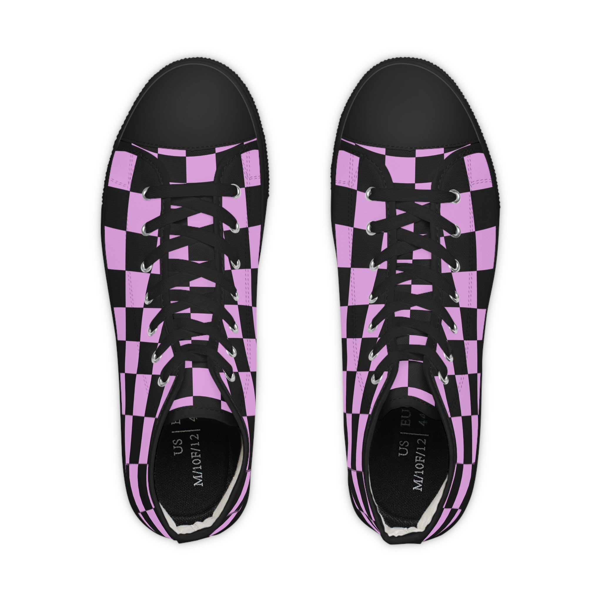 Pixel Punk Vision Men's High Top Sneakers, Artsulli - Art is Long, Life is Short, Shoes, , , , , , , 