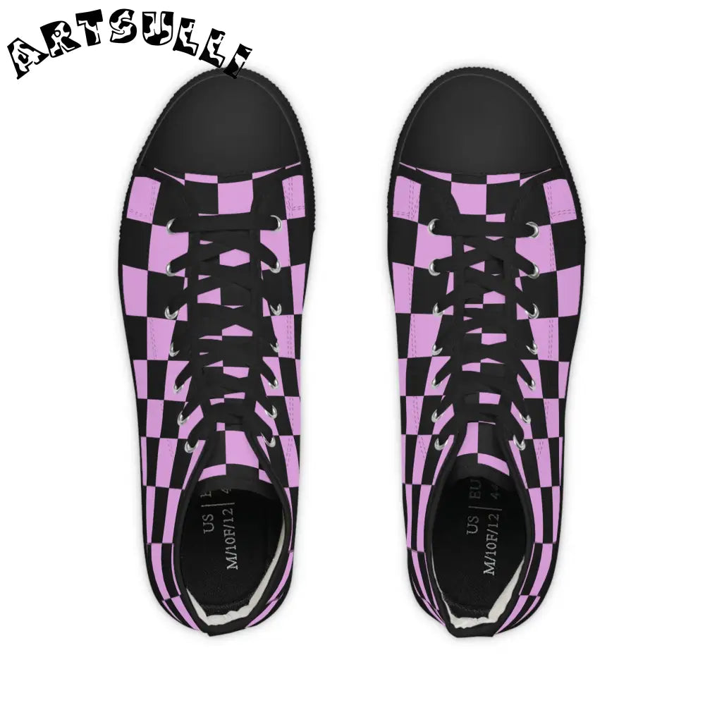 JAKKOUTTHEBXX Pixel Punk Vision Men’s High Top Sneakers