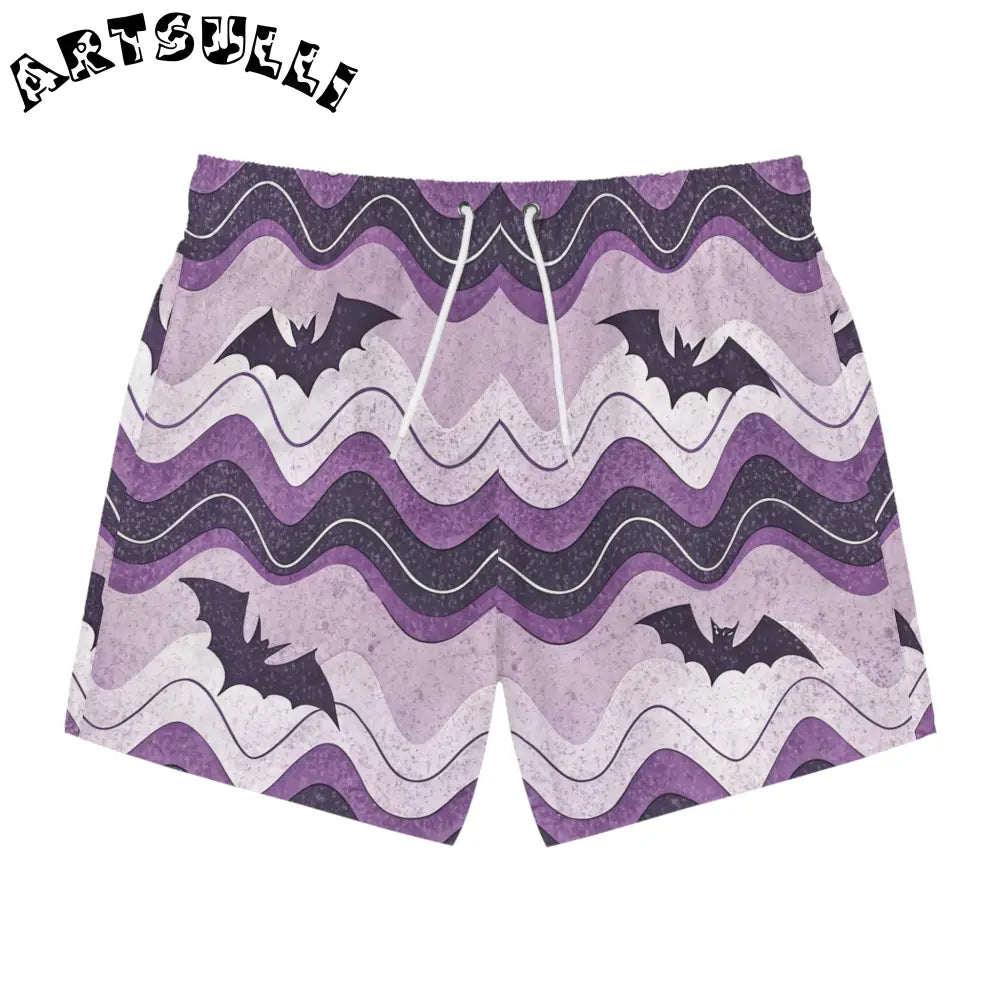 JAKKOUTTHEBXX Bat Wave Swim Trunks (AOP) JAKKOUTTHEBXX Artsulli