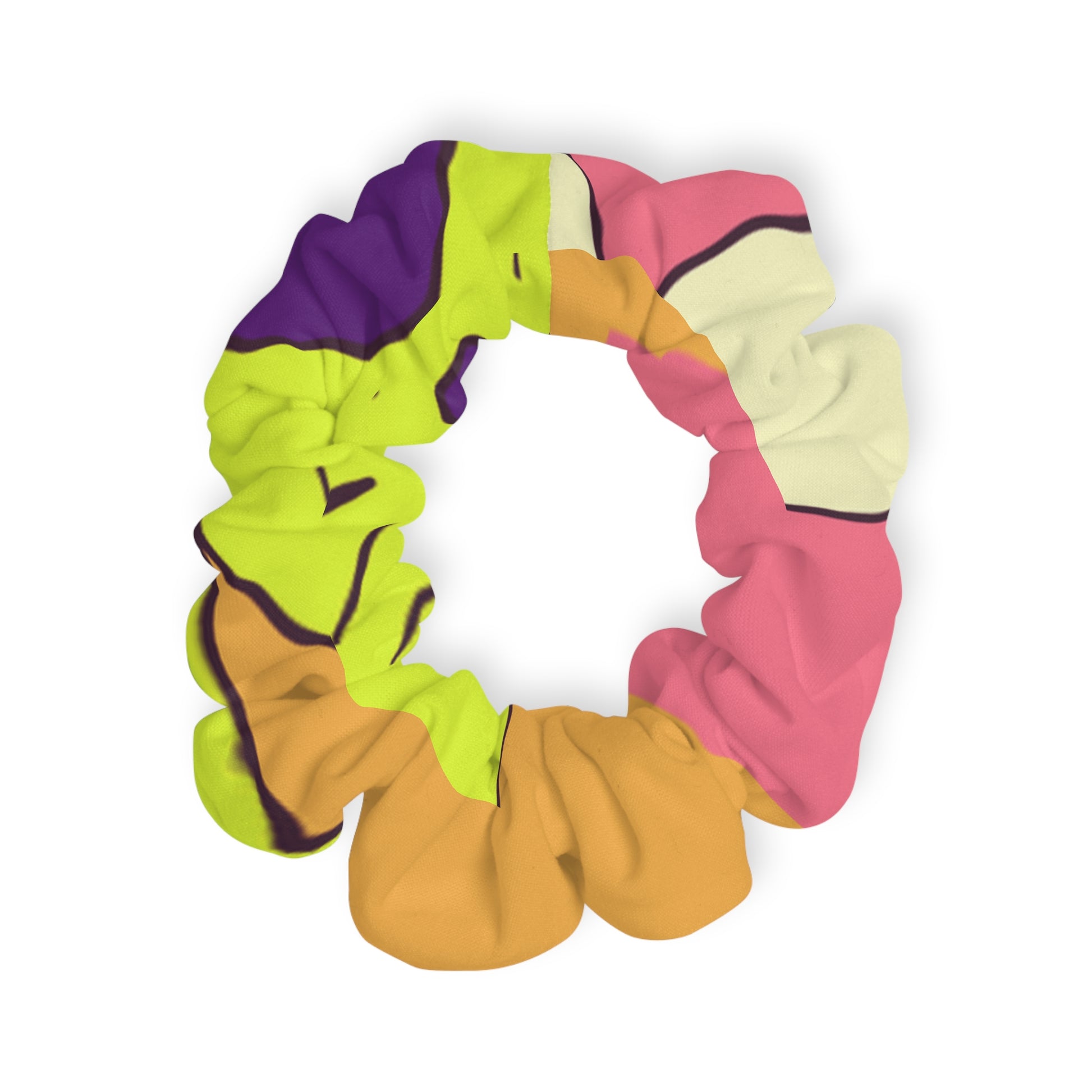 Trippy Sour Face Rave Scrunchie, Artsulli - Art is Long, Life is Short, Accessories, , , , , , , 