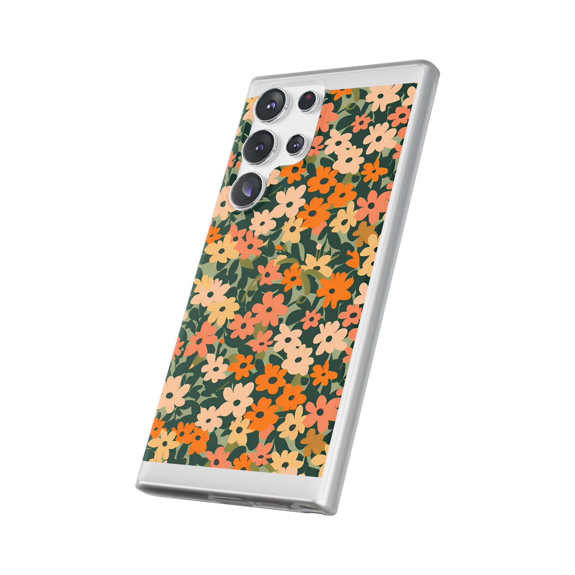 Vibrant Floral Clear Phone Case, Artsulli - Art is Long, Life is Short, Phone Case, , , , , , , 