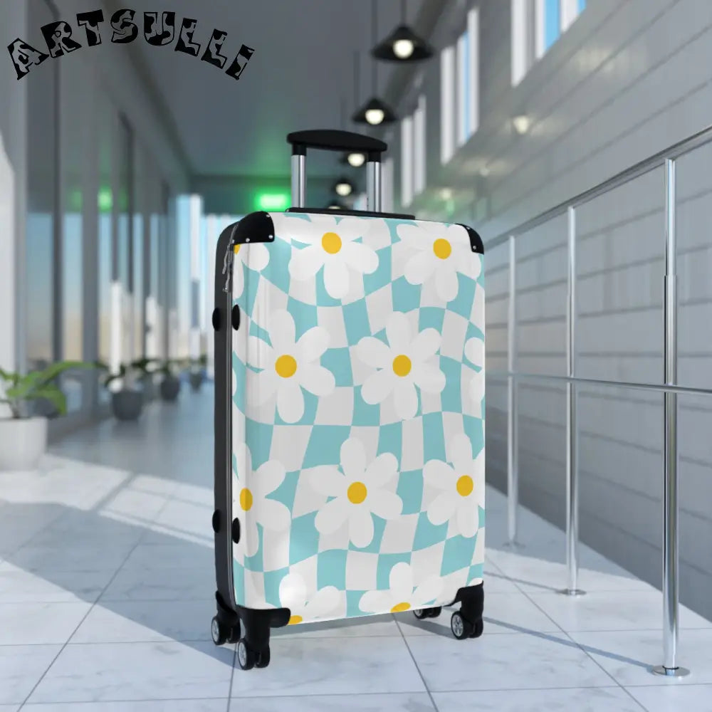 JAKKOUTTHEBXX Trippy Check Garden Suitcase JAKKOUTTHEBXX Artsulli