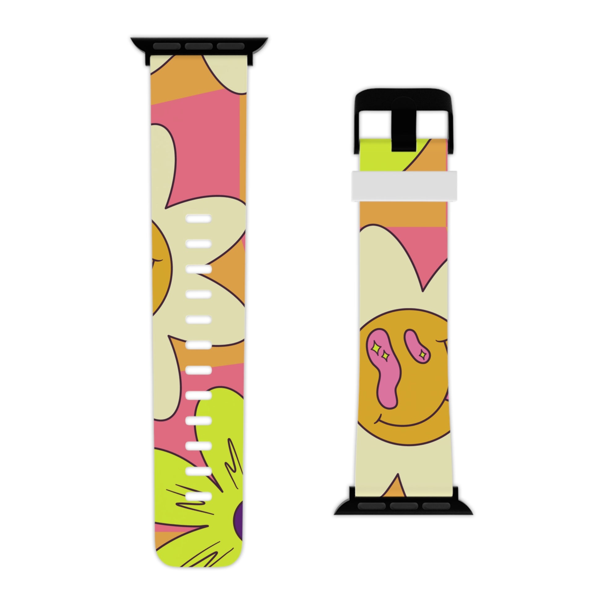 Trippy Sour Face Rave Watch Band for Apple Watch, Artsulli - Art is Long, Life is Short, Accessories, , , , , , , 