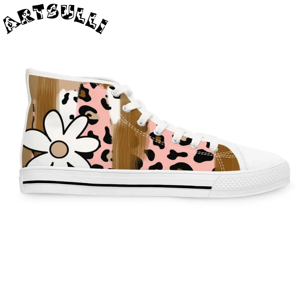 JAKKOUTTHEBXX Sutfin Ghosts Pop Art Women’s High Top Sneakers