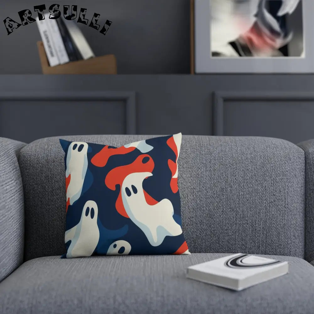 JAKKOUTTHEBXX Camo Ghosts Cushion JAKKOUTTHEBXX Artsulli - Art
