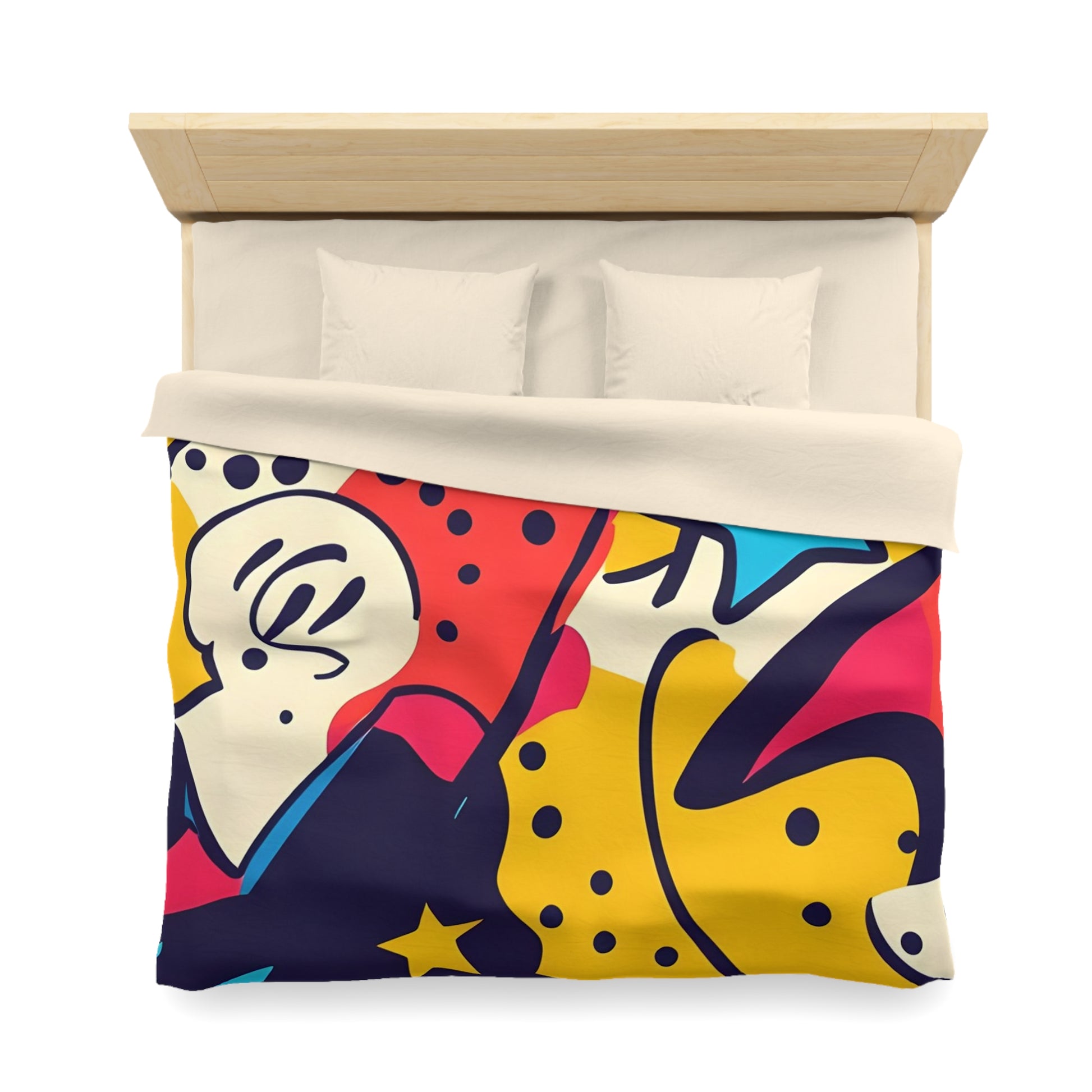 Comic x Pop Art Microfiber Duvet Cover, Artsulli - Art is Long, Life is Short, Home Decor, , , , , , , 