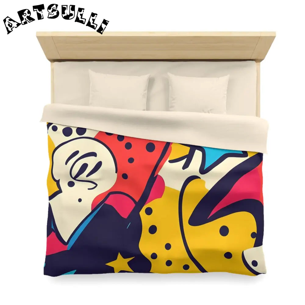 JAKKOUTTHEBXX Comic x Pop Art Microfiber Duvet Cover JAKKOUTTHEBXX