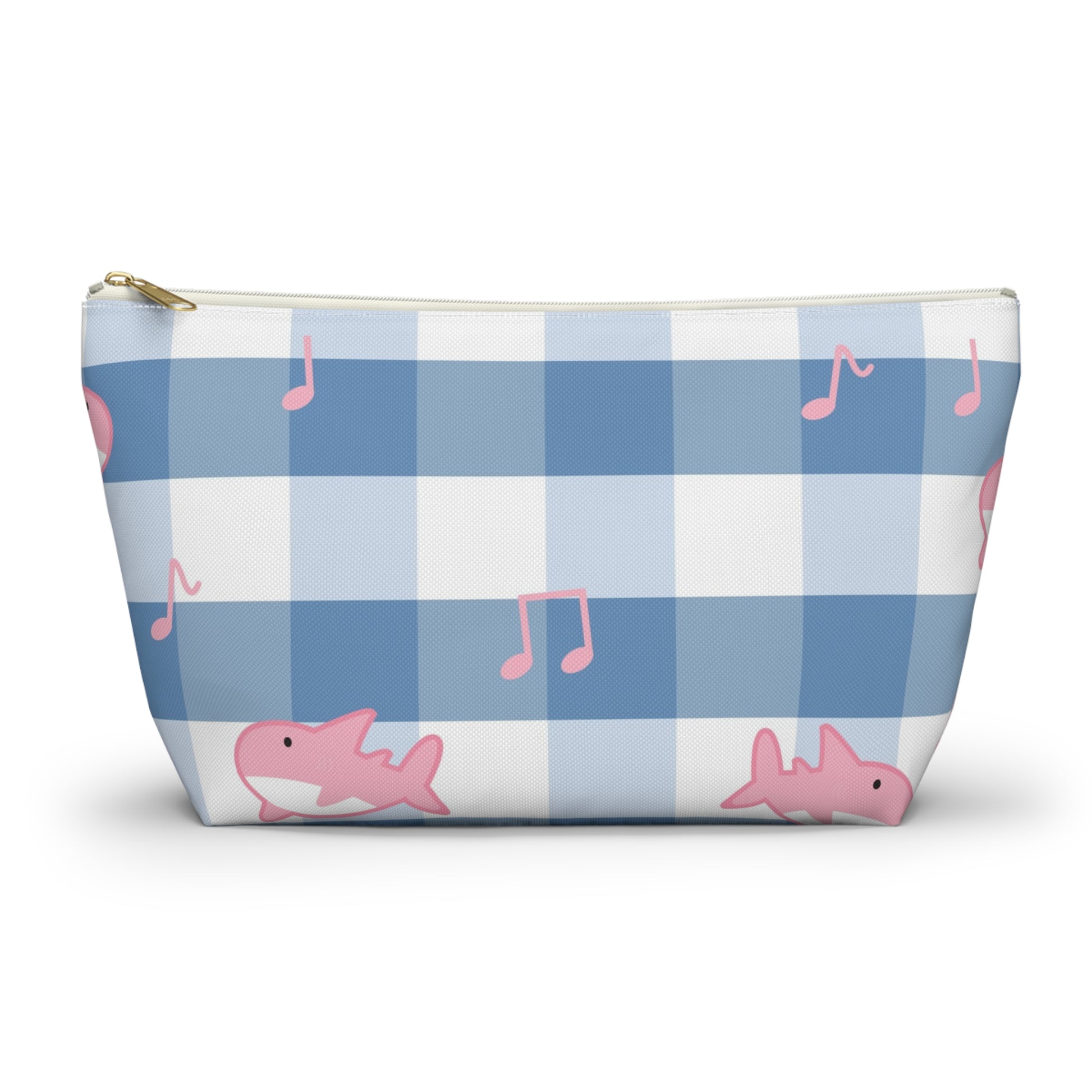 Music Shark II Accessory Pouch w T-bottom, Artsulli - Art is Long, Life is Short, Bags, Size, Large, Color, White zipper, , , 32324230946662023136