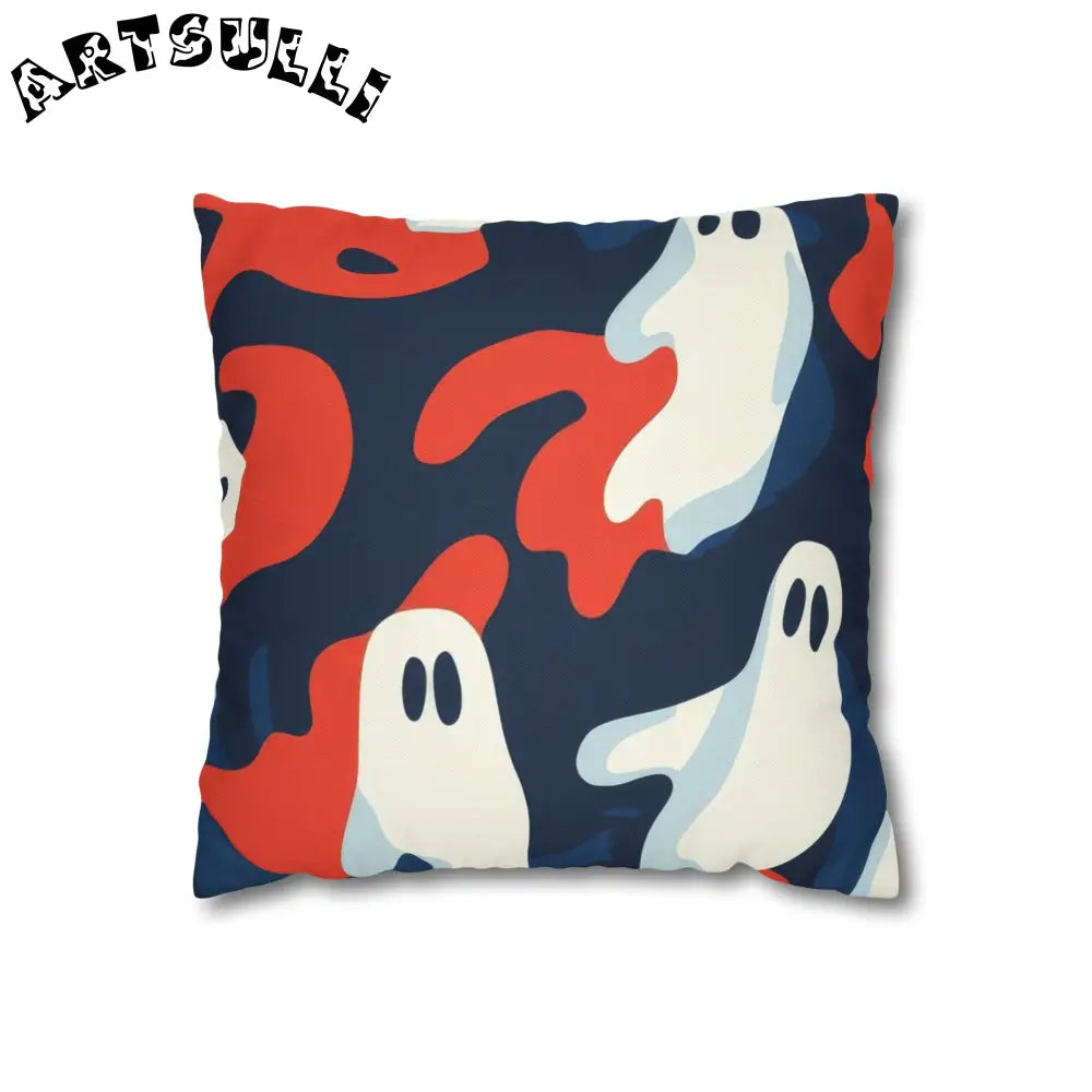 JAKKOUTTHEBXX Camo Ghosts Spun Polyester Square Pillowcase
