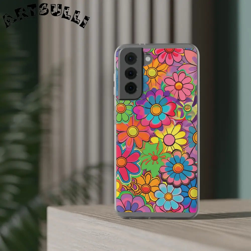 JAKKOUTTHEBXX Chromatic Daisy Dream Flexi Cases JAKKOUTTHEBXX