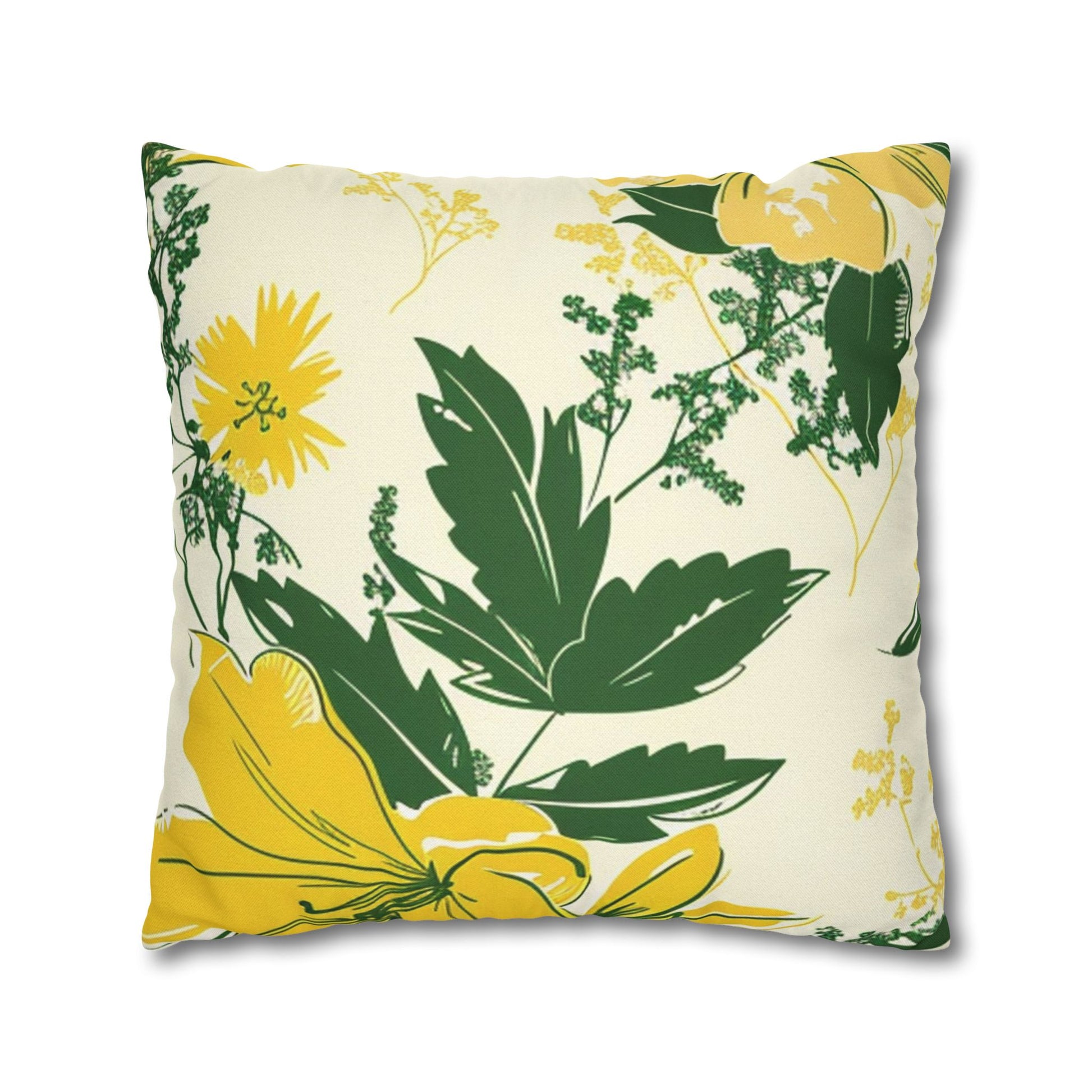 Spun Polyester Square Pillowcase, Artsulli - Art is Long, Life is Short, Home Decor, , , , , , , 