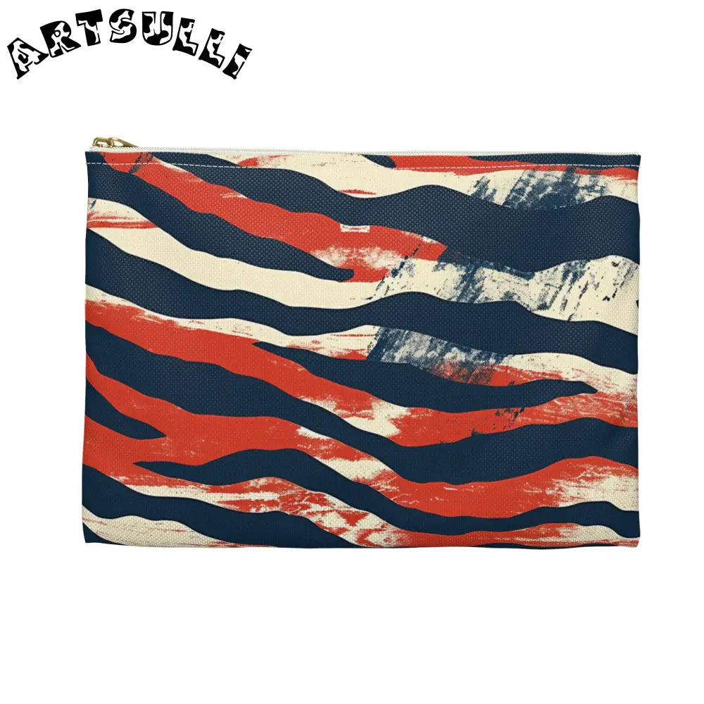 JAKKOUTTHEBXX Capricious Tiger Wave Accessory Pouch JAKKOUTTHEBXX