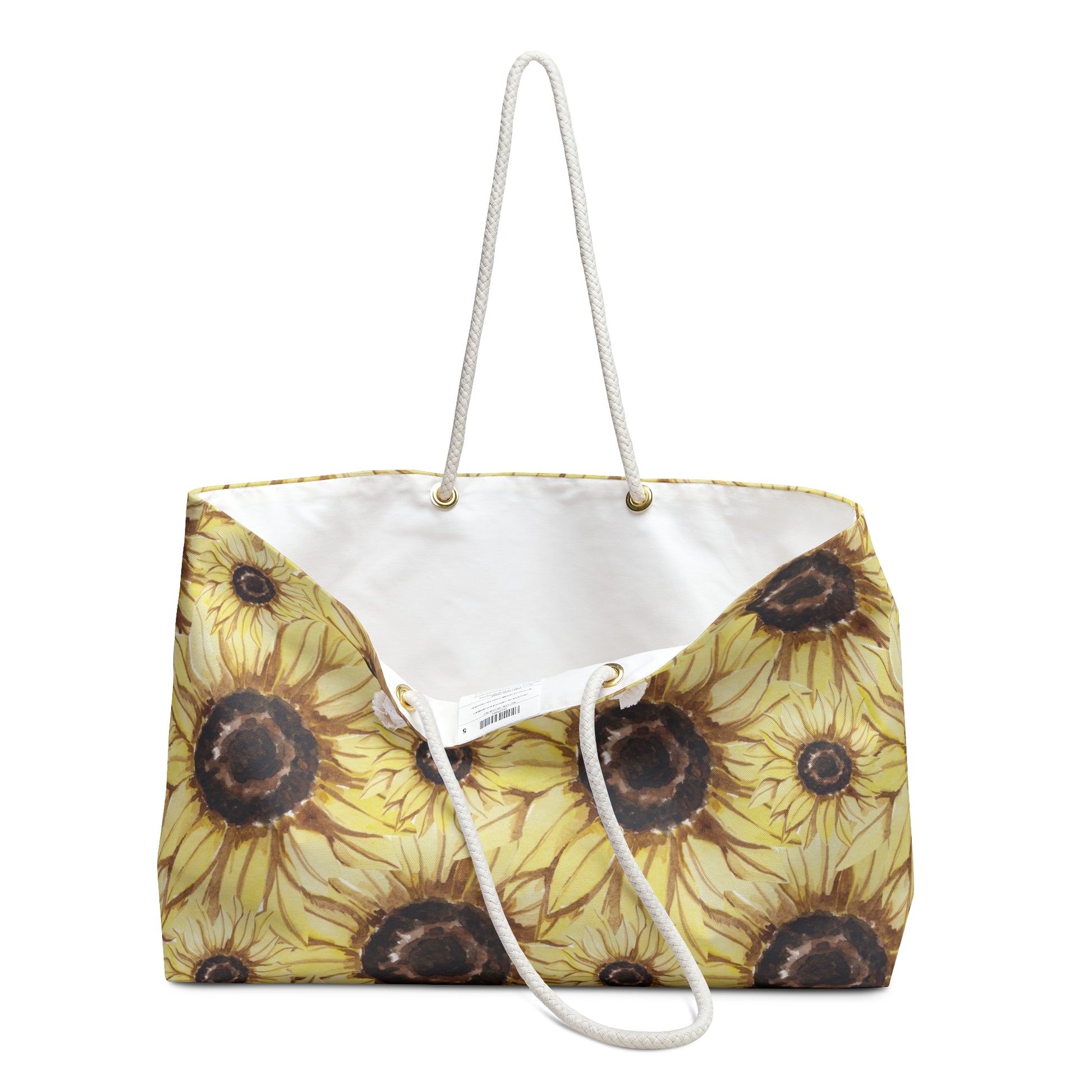 Retro Anime Sunflower Weekender Bag, Artsulli - Art is Long, Life is Short, Bags, , , , , , , 