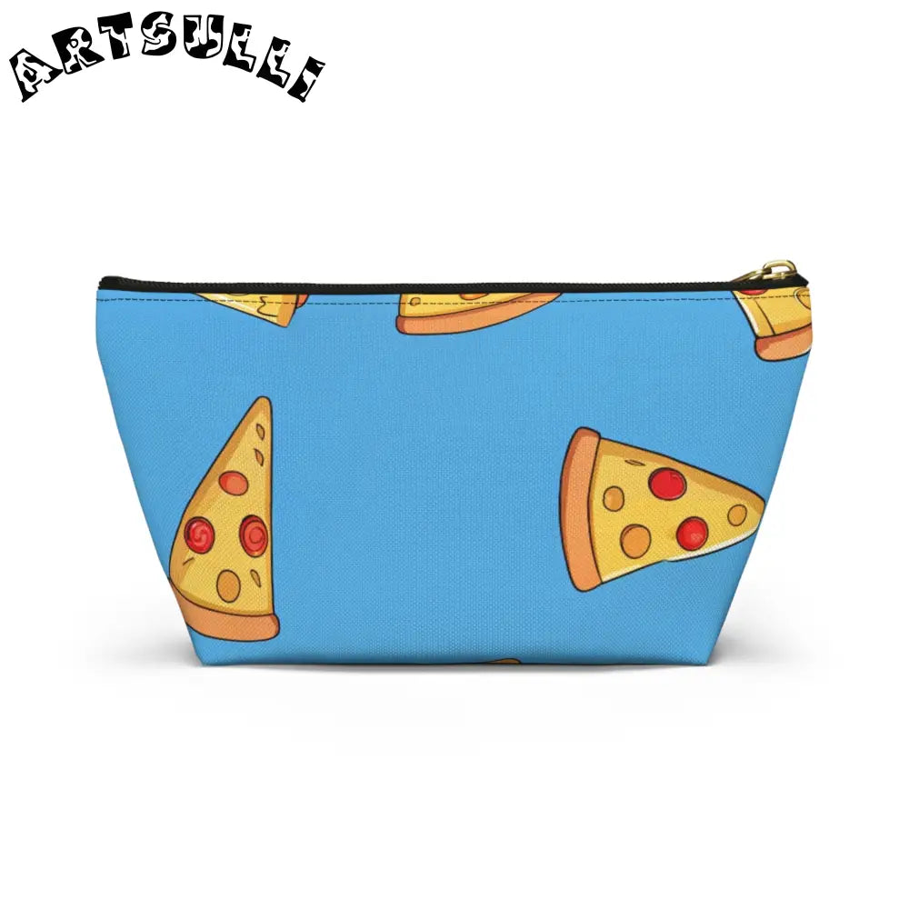 JAKKOUTTHEBXX Blue Pizza Dreamscape Accessory Pouch w T-bottom