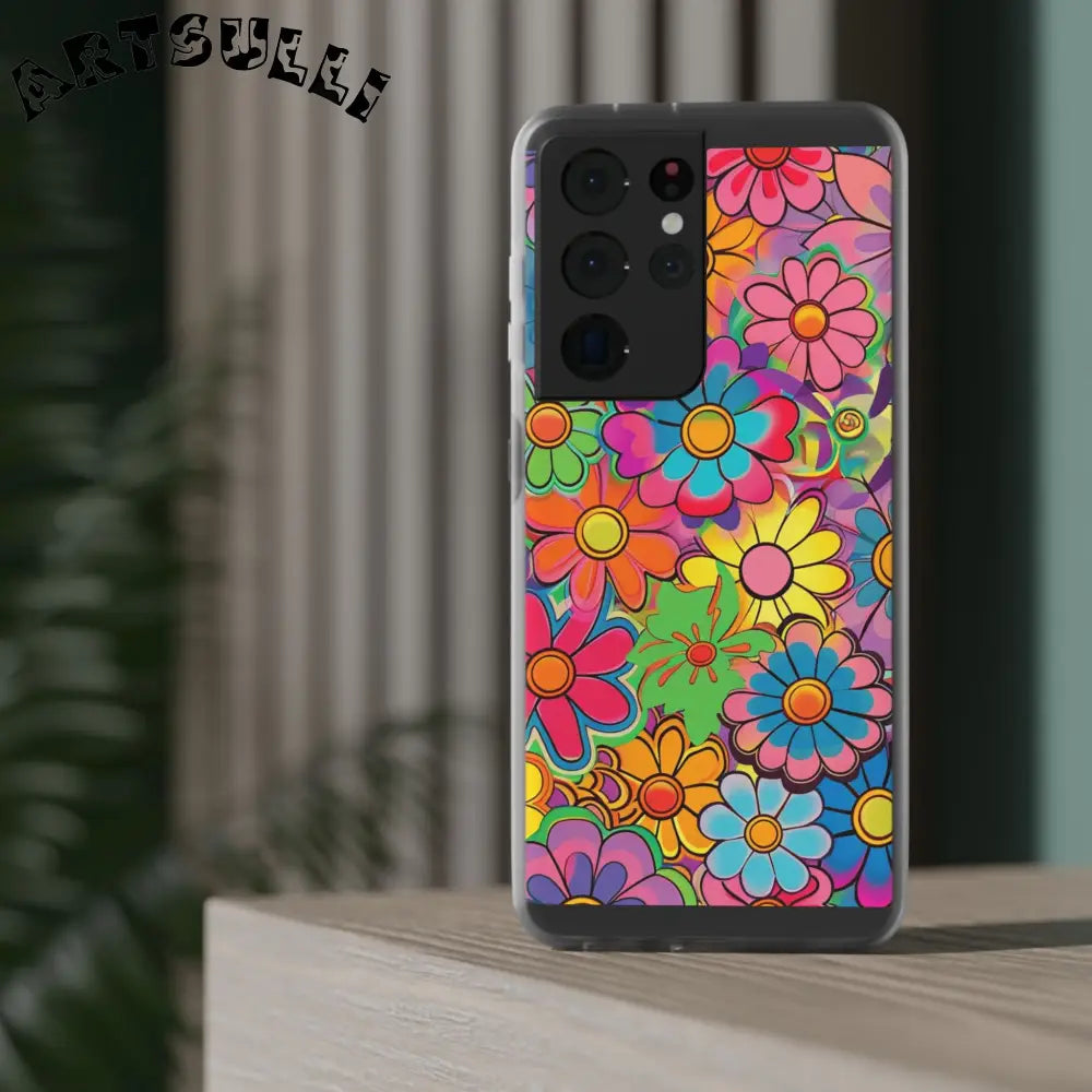 JAKKOUTTHEBXX Chromatic Daisy Dream Flexi Cases JAKKOUTTHEBXX